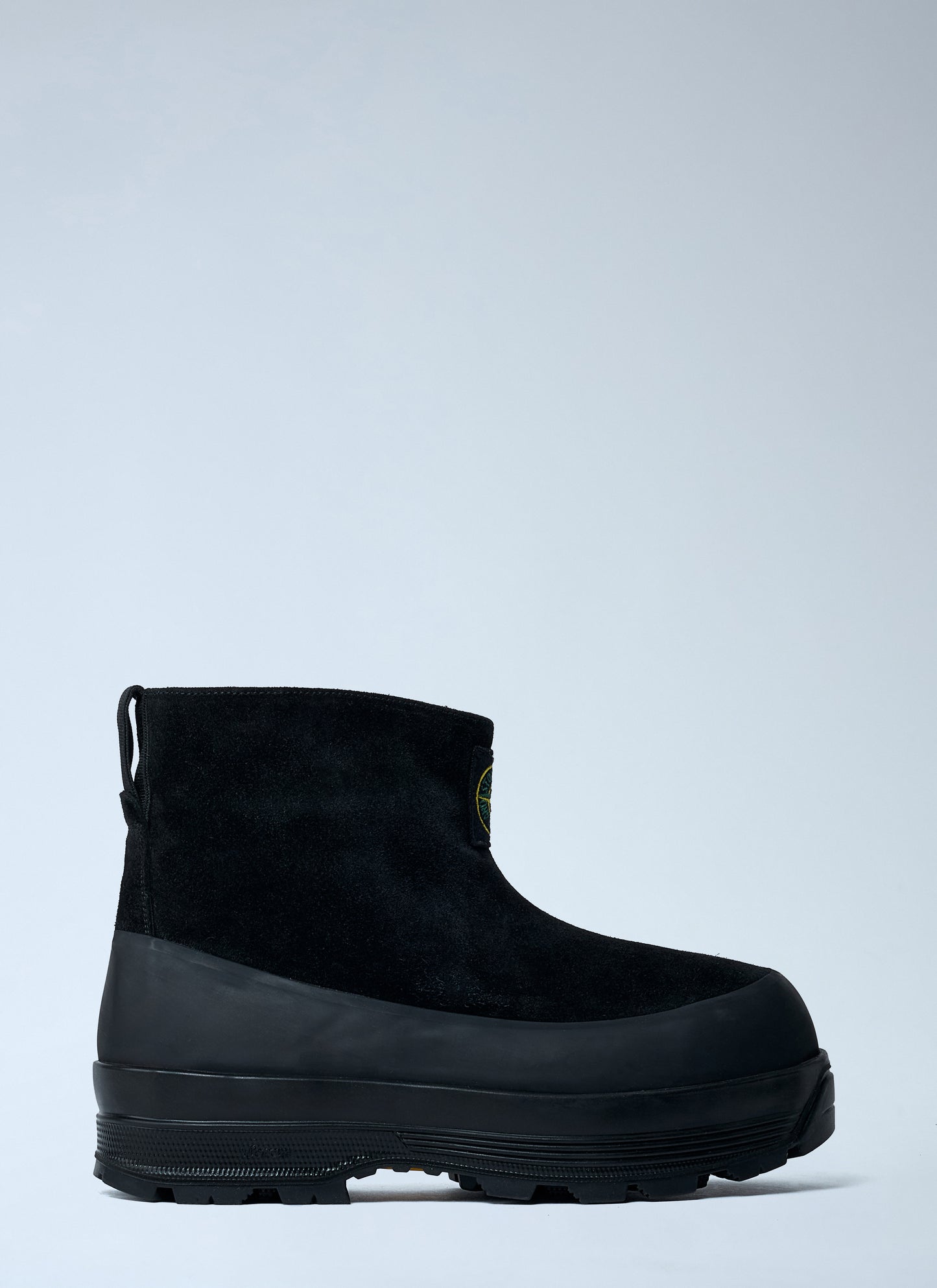 Stone Island Men Suede Logo Patch Boots STONE ISLAND