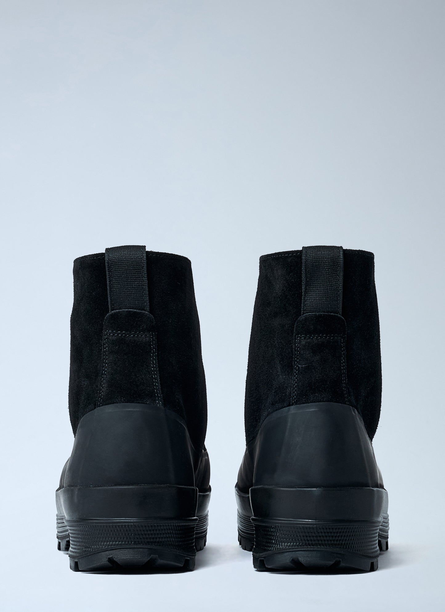Stone Island Men Suede Logo Patch Boots STONE ISLAND