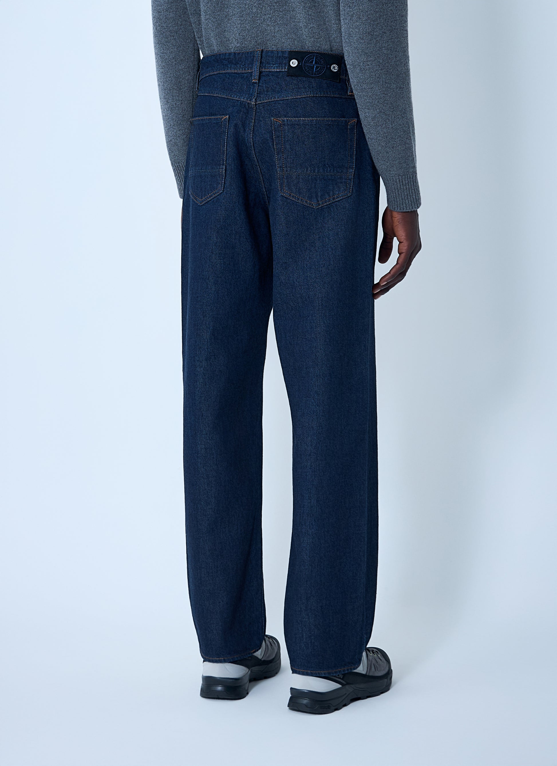 Stone Island Men Compass Patch Jeans STONE ISLAND