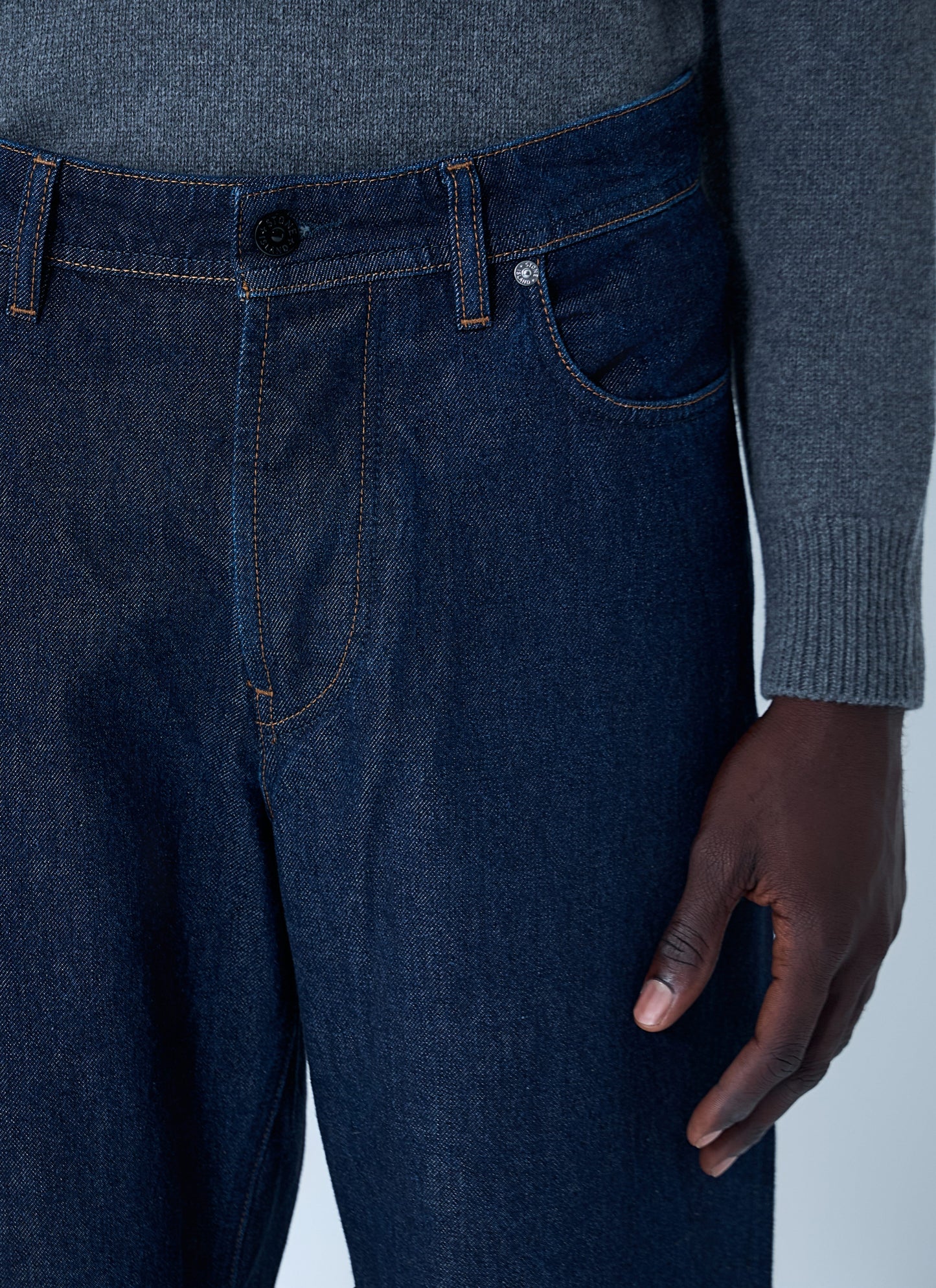 Stone Island Men Compass Patch Jeans STONE ISLAND