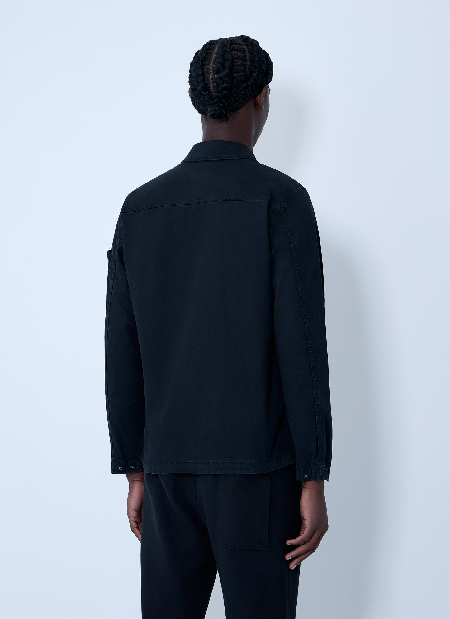 Stone Island Men Logo Patch Shirt STONE ISLAND