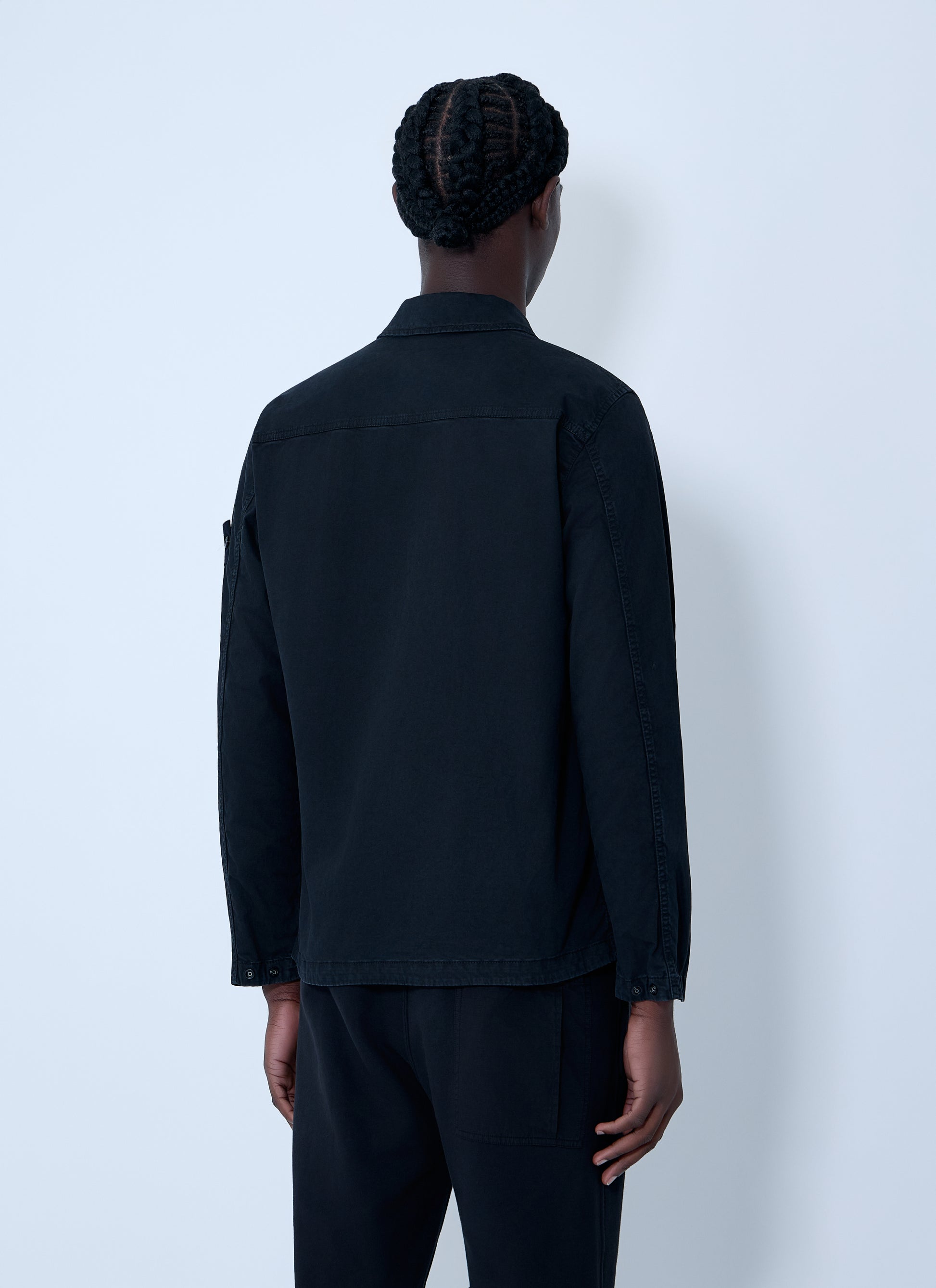 Stone Island Men Logo Patch Shirt STONE ISLAND