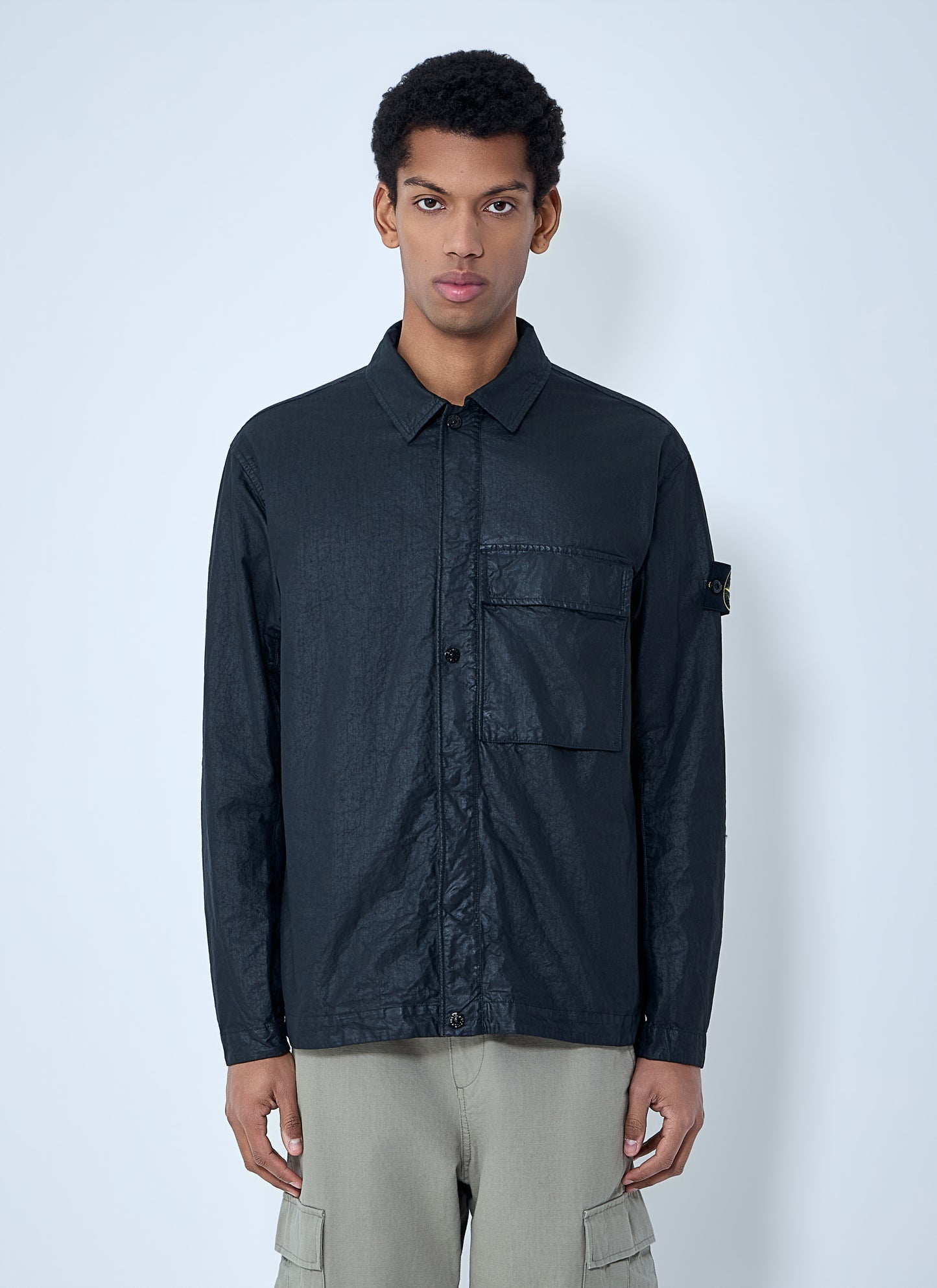 Stone Island Men Technical Nylon Overshirt STONE ISLAND