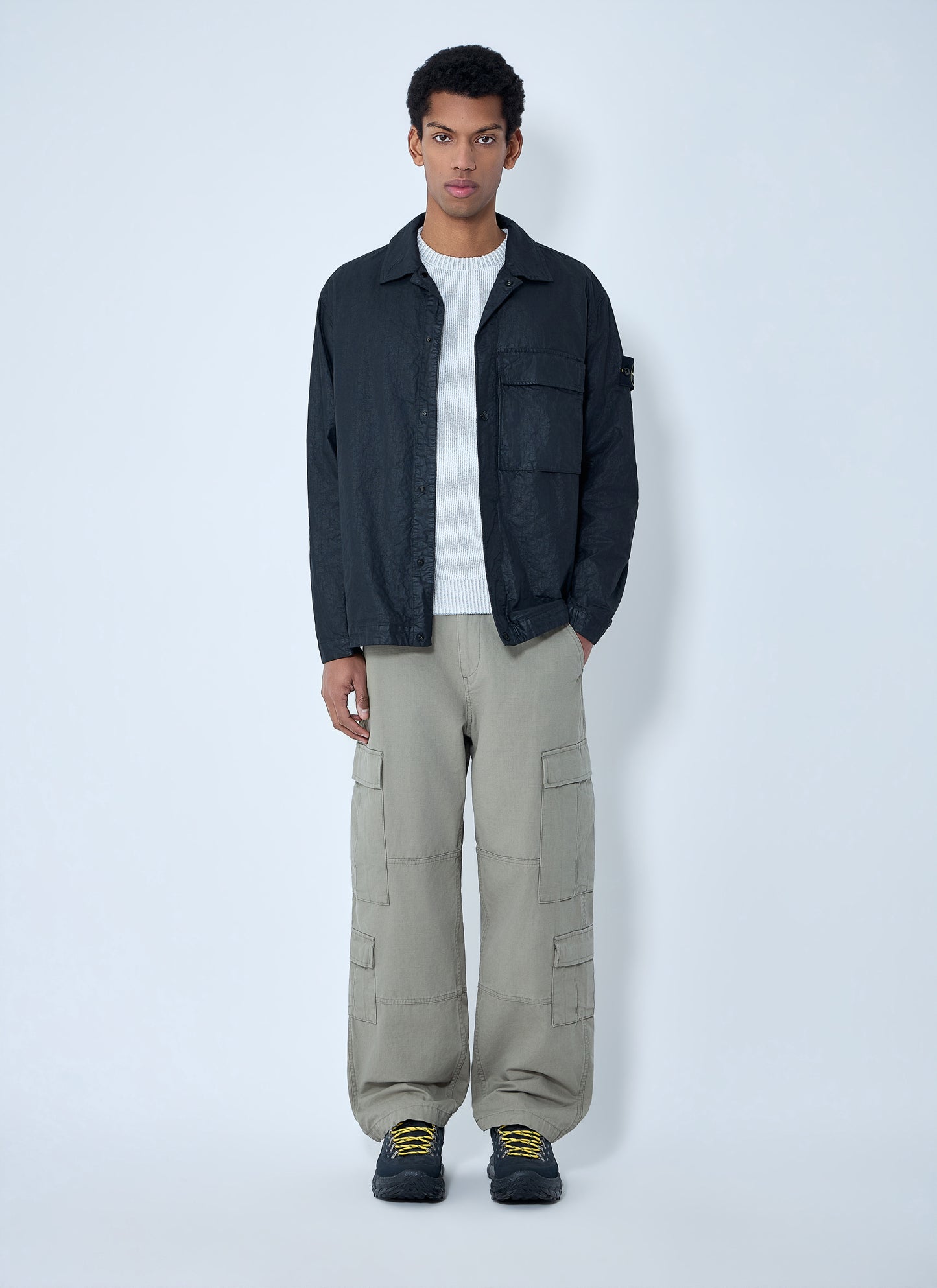 Stone Island Men Technical Nylon Overshirt STONE ISLAND