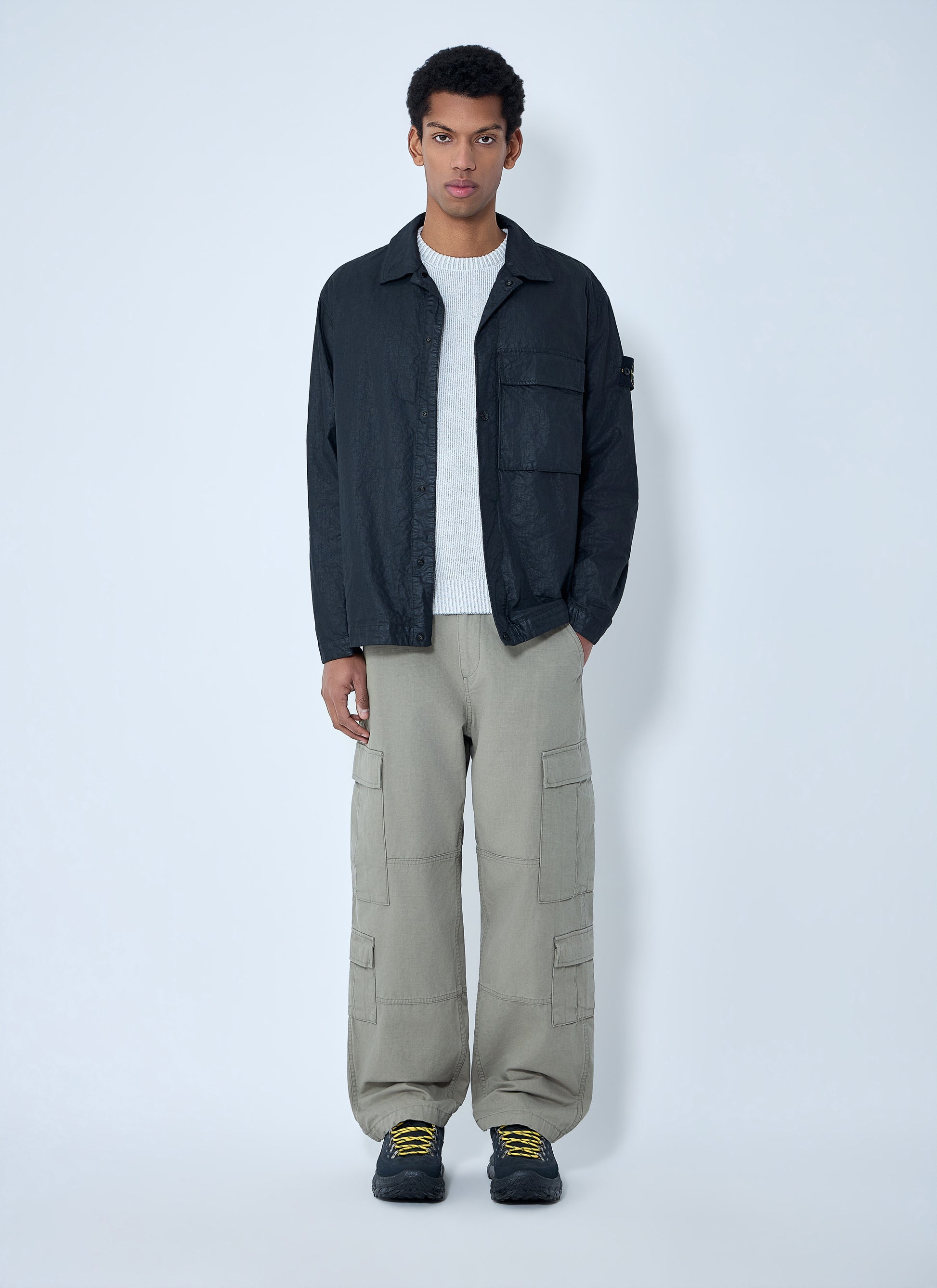 Stone Island Men Technical Nylon Overshirt STONE ISLAND