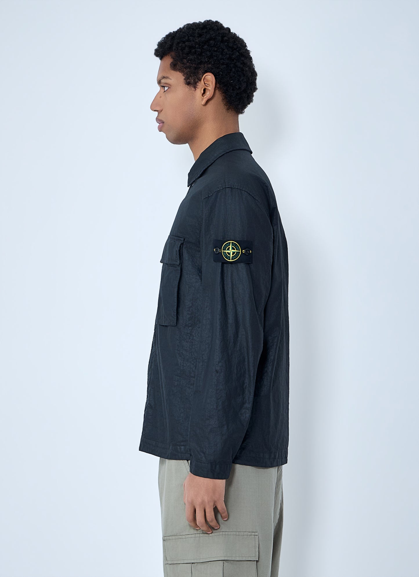 Stone Island Men Technical Nylon Overshirt STONE ISLAND