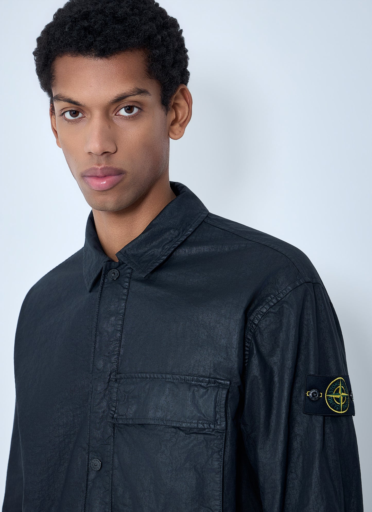 Stone Island Men Technical Nylon Overshirt STONE ISLAND