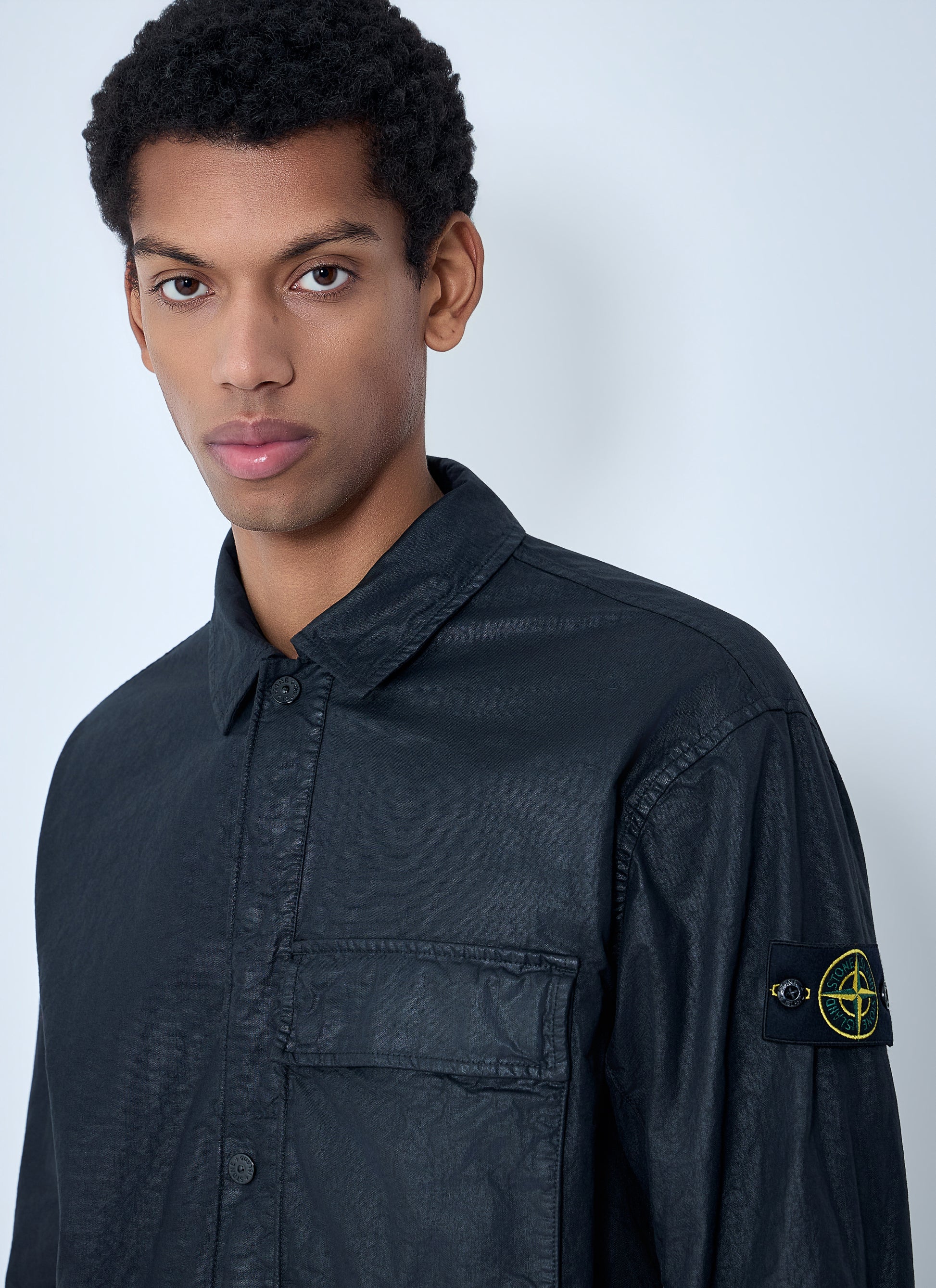 Stone Island Men Technical Nylon Overshirt STONE ISLAND