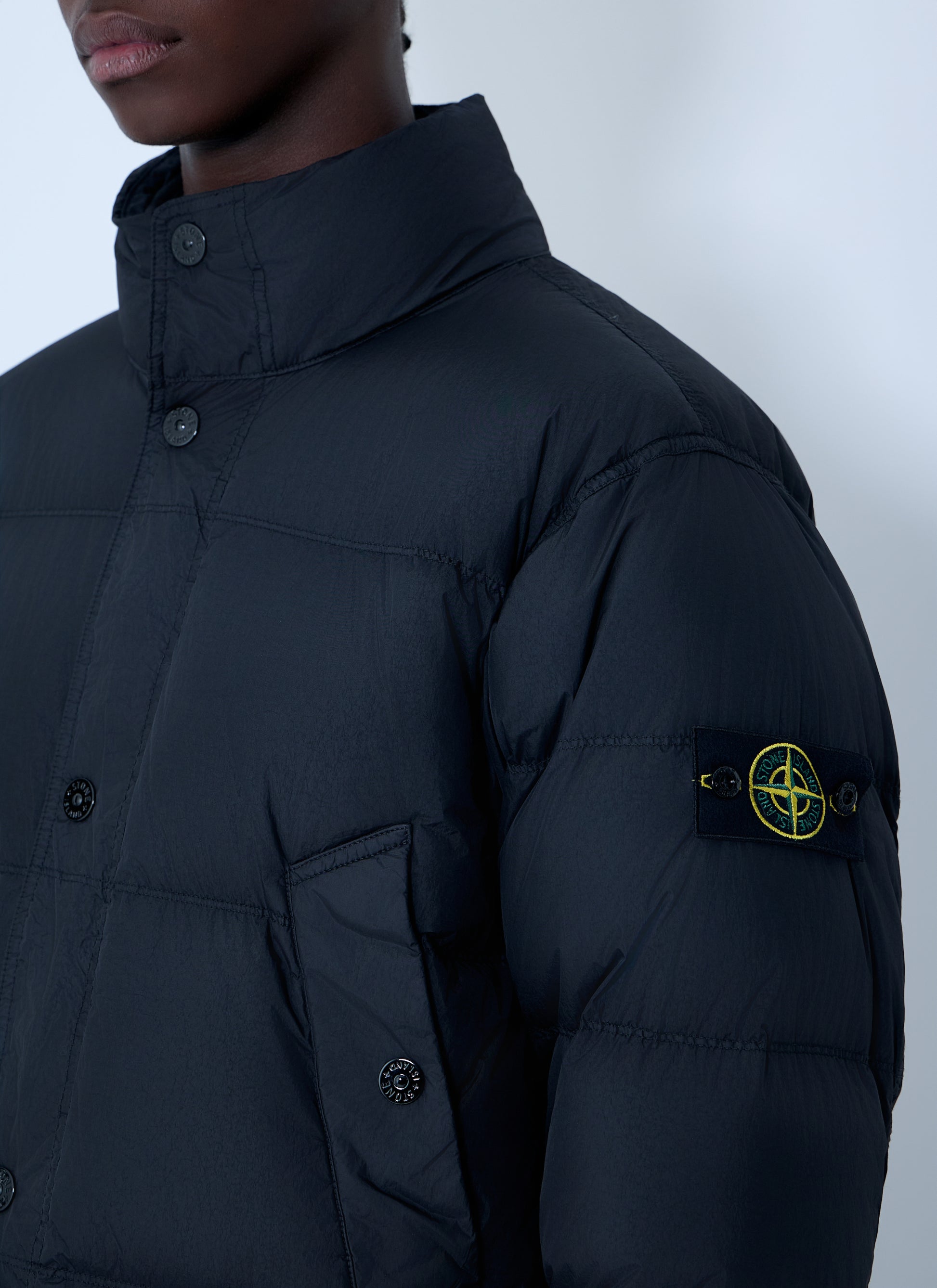 Stone Island Men Short Down Jacket STONE ISLAND