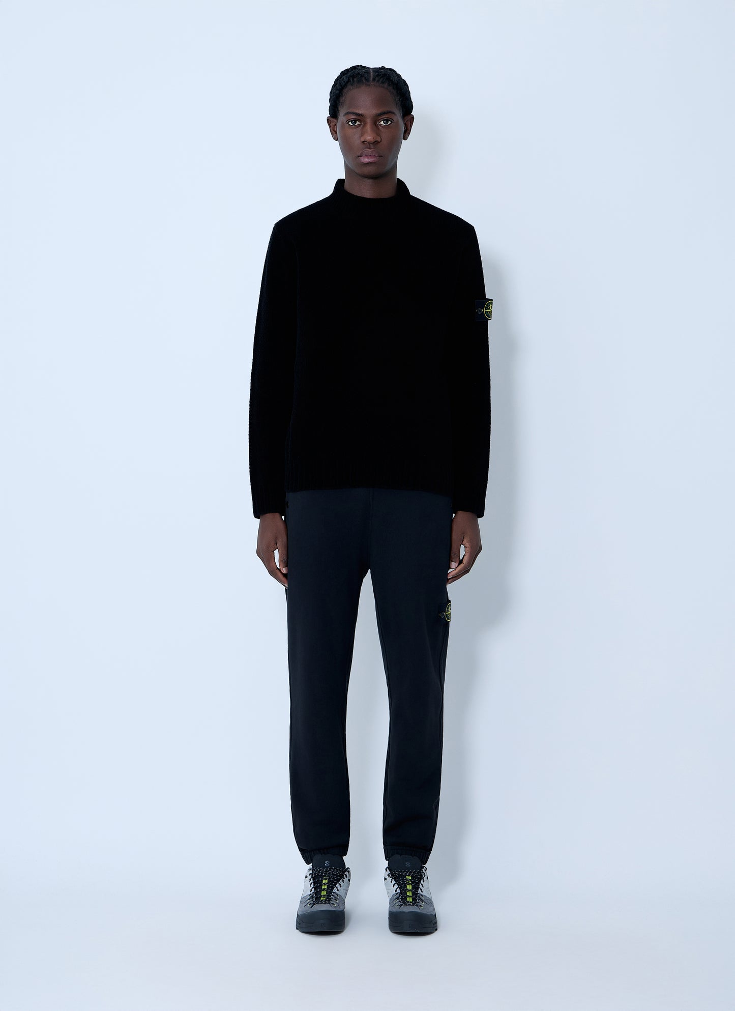 Stone Island Men Logo Patch Sweater STONE ISLAND