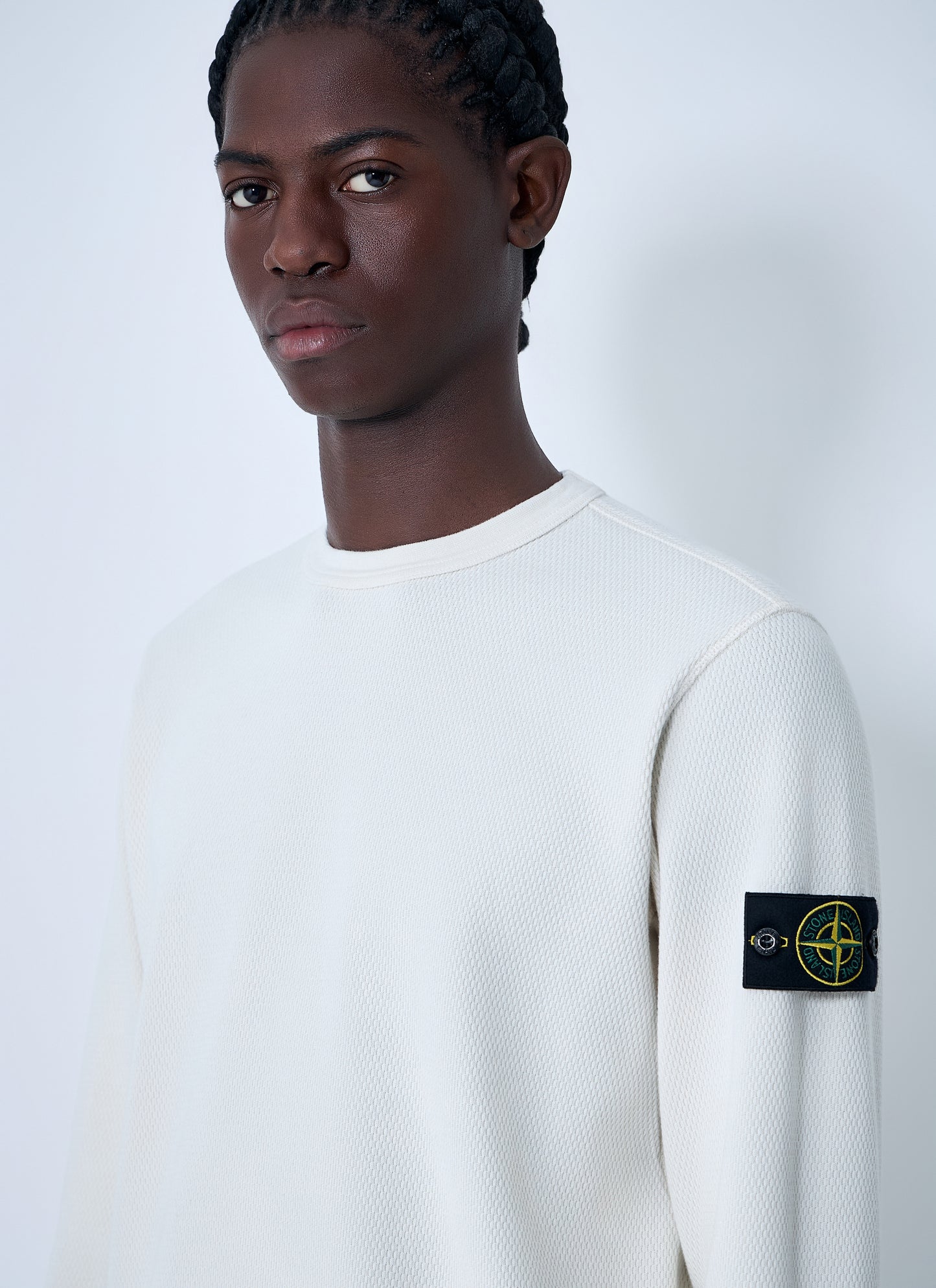 Stone Island Men Logo Patch Sweatshirt STONE ISLAND