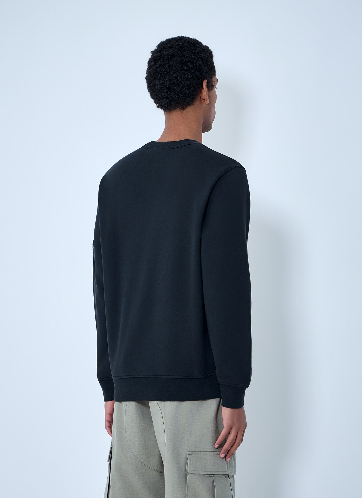Stone Island Men Logo Motif Sweatshirt STONE ISLAND