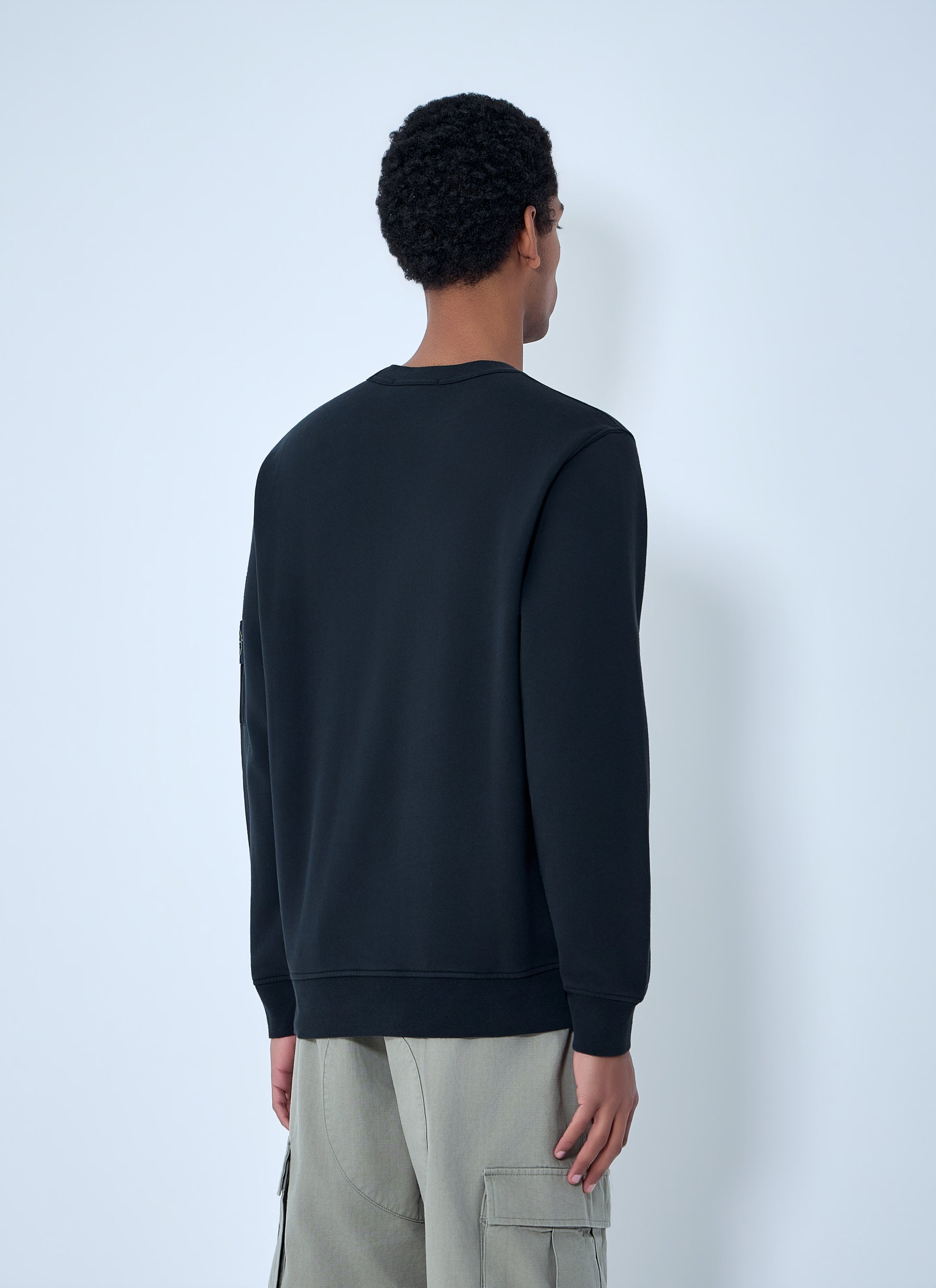 Stone Island Men Logo Motif Sweatshirt STONE ISLAND