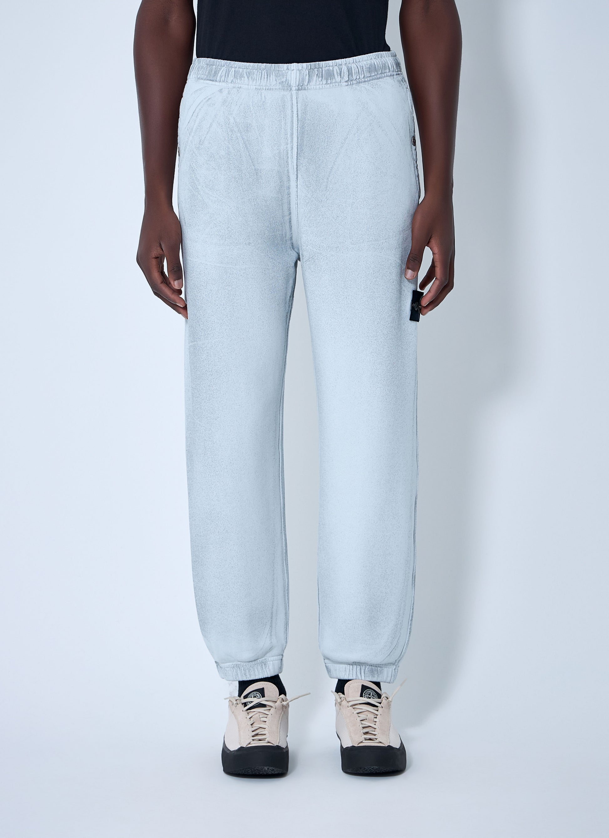 Stone Island Men Logo Patch Track Pants STONE ISLAND