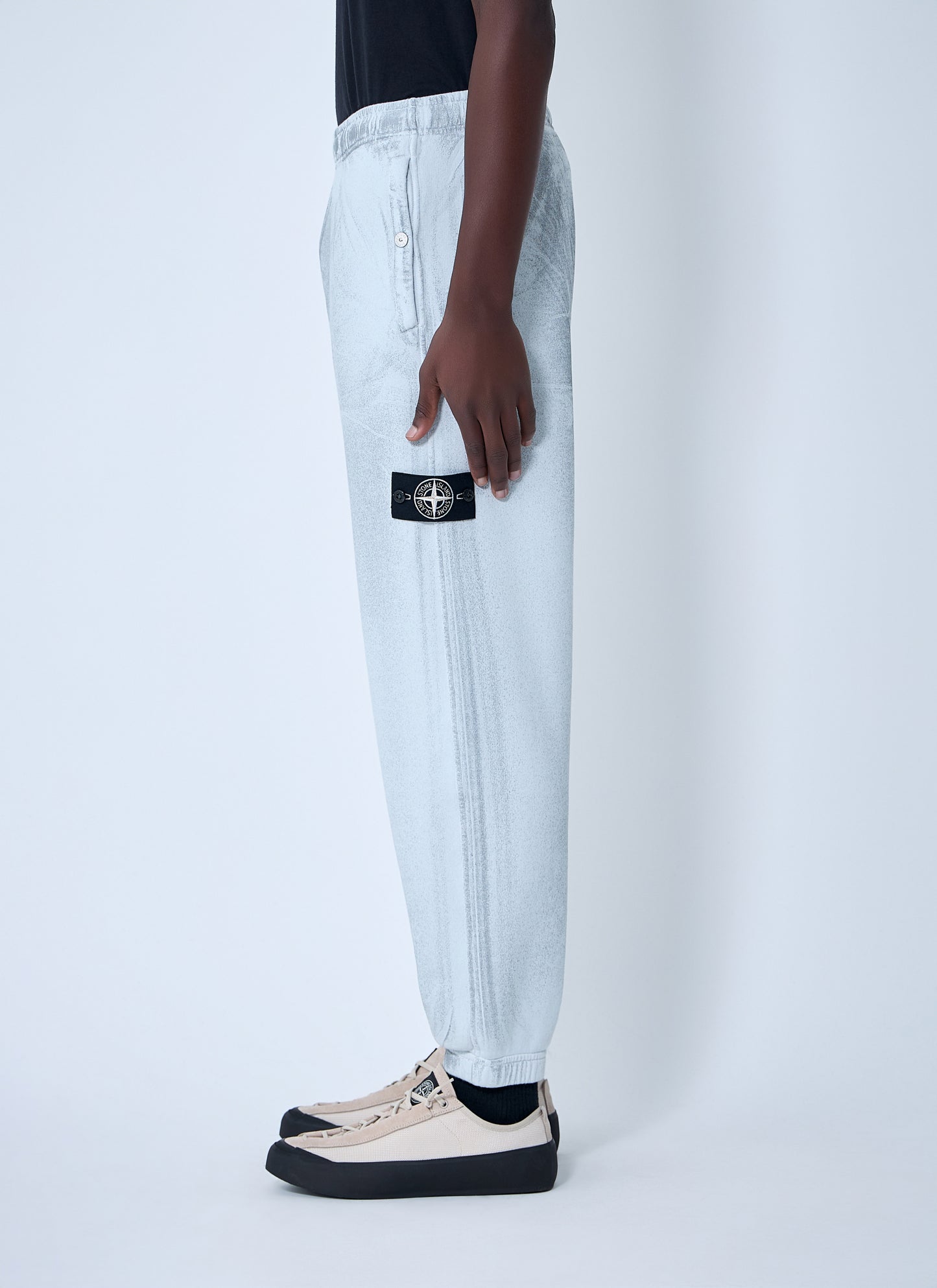 Stone Island Men Logo Patch Track Pants STONE ISLAND