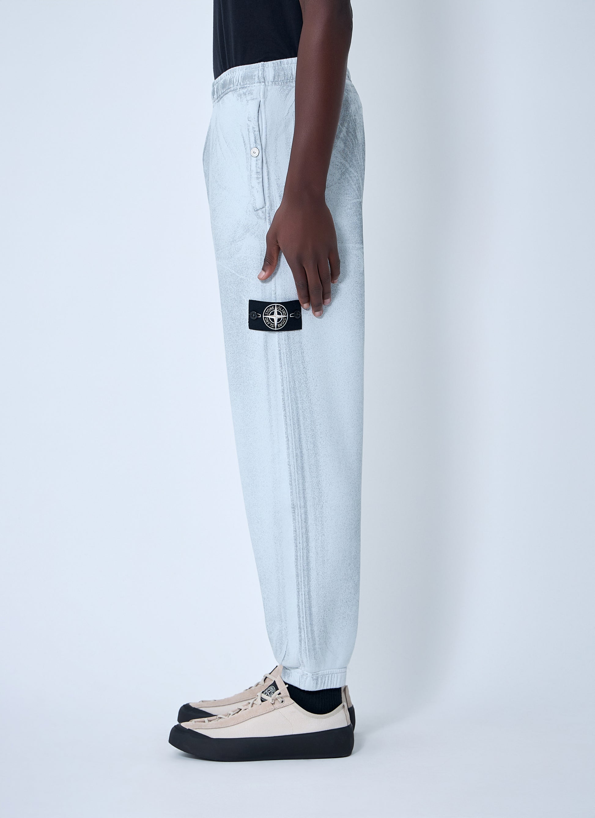 Stone Island Men Logo Patch Track Pants STONE ISLAND