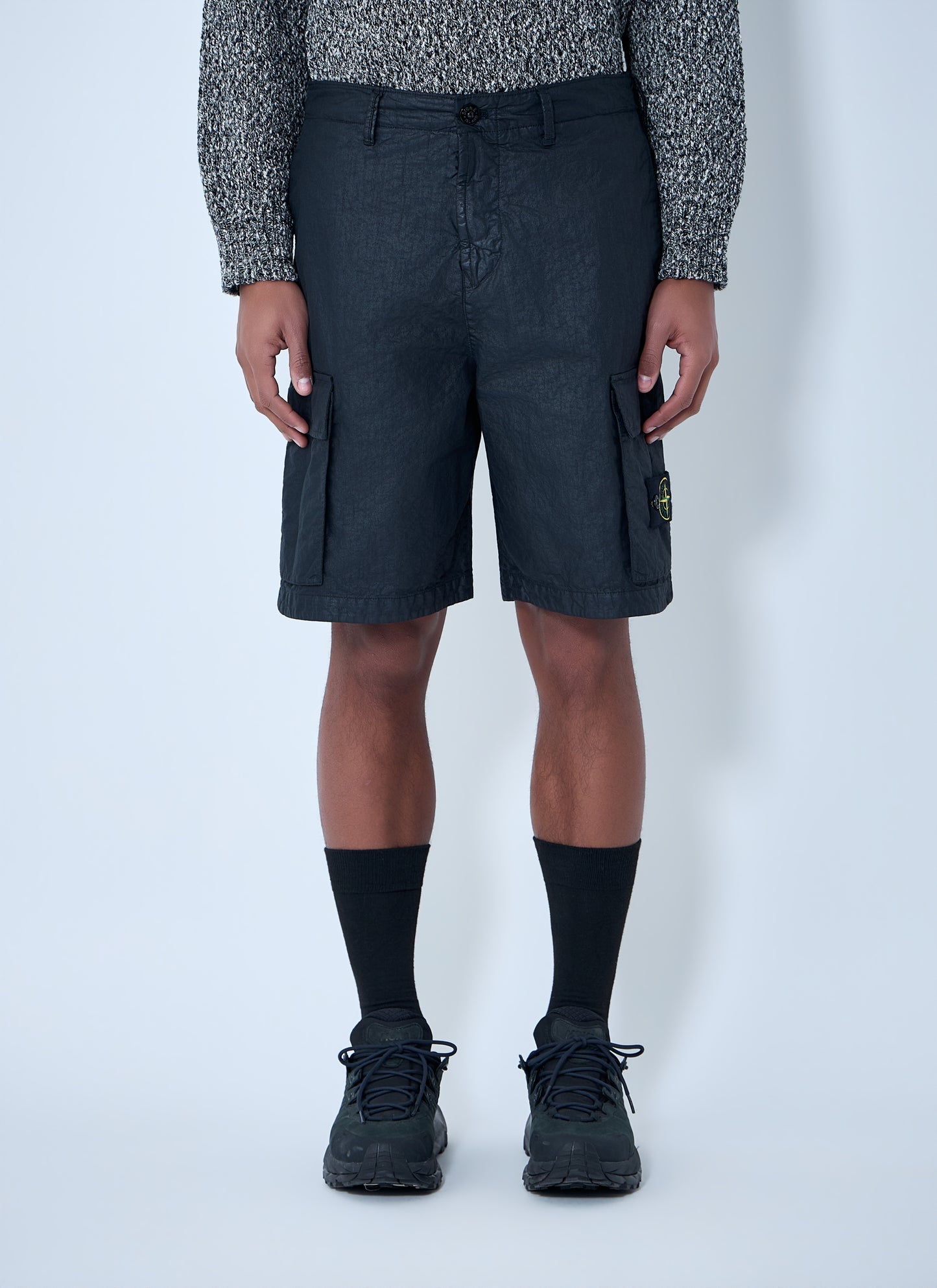 Stone Island Men Logo Patch Shorts STONE ISLAND