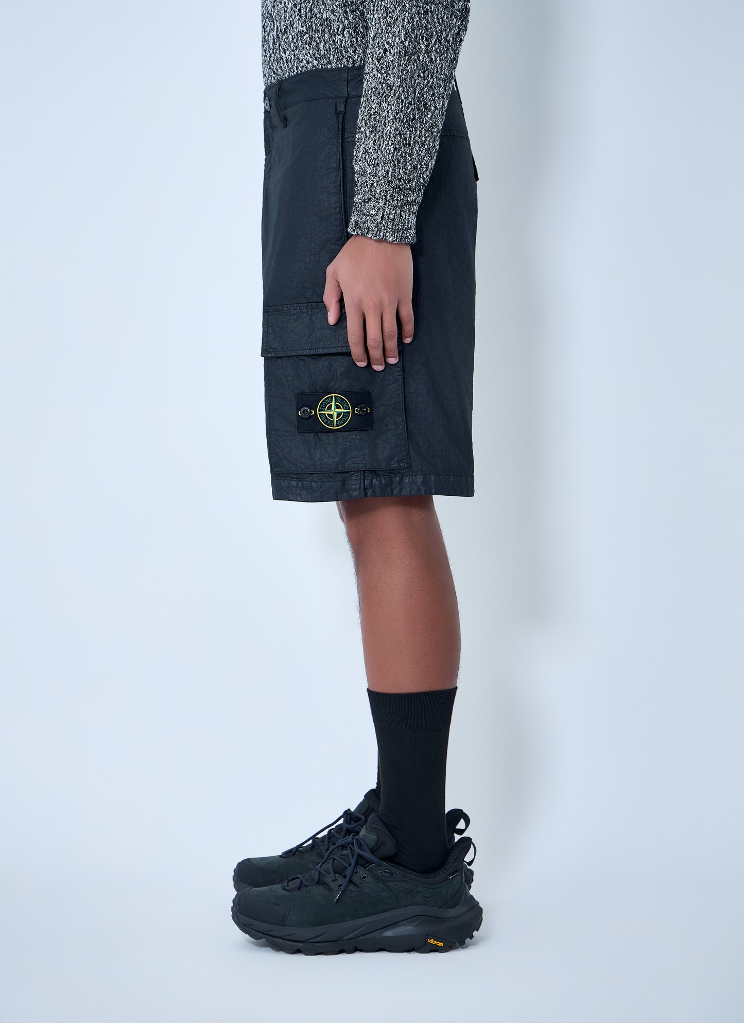Stone Island Men Logo Patch Shorts STONE ISLAND