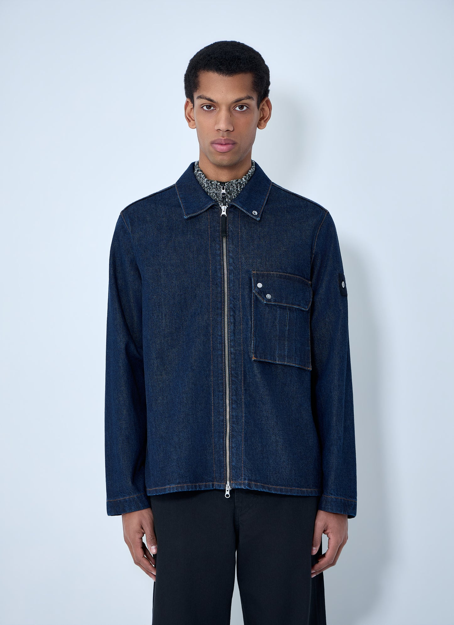Stone Island Men Denim Jacket STONE ISLAND