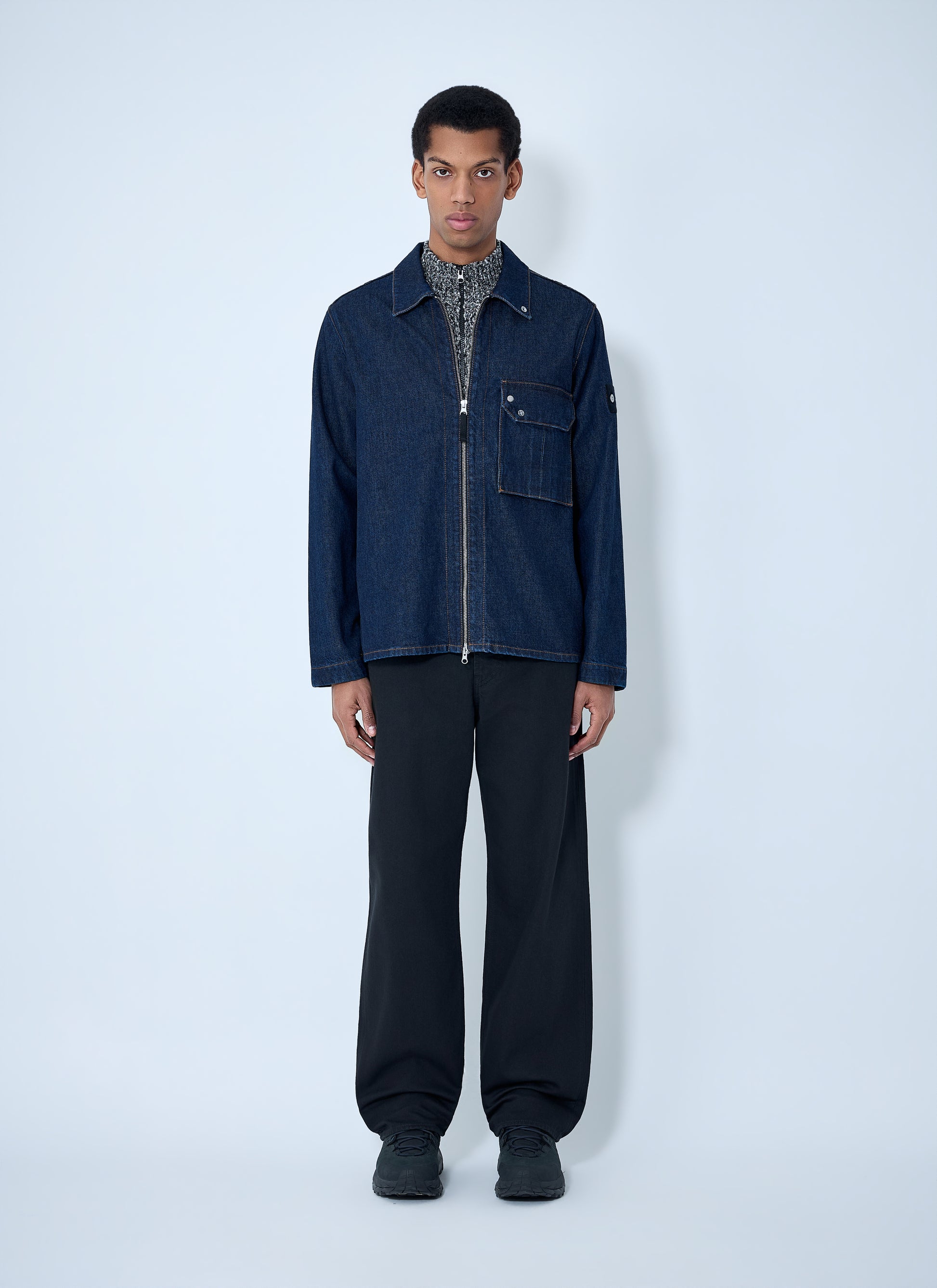 Stone Island Men Denim Jacket STONE ISLAND