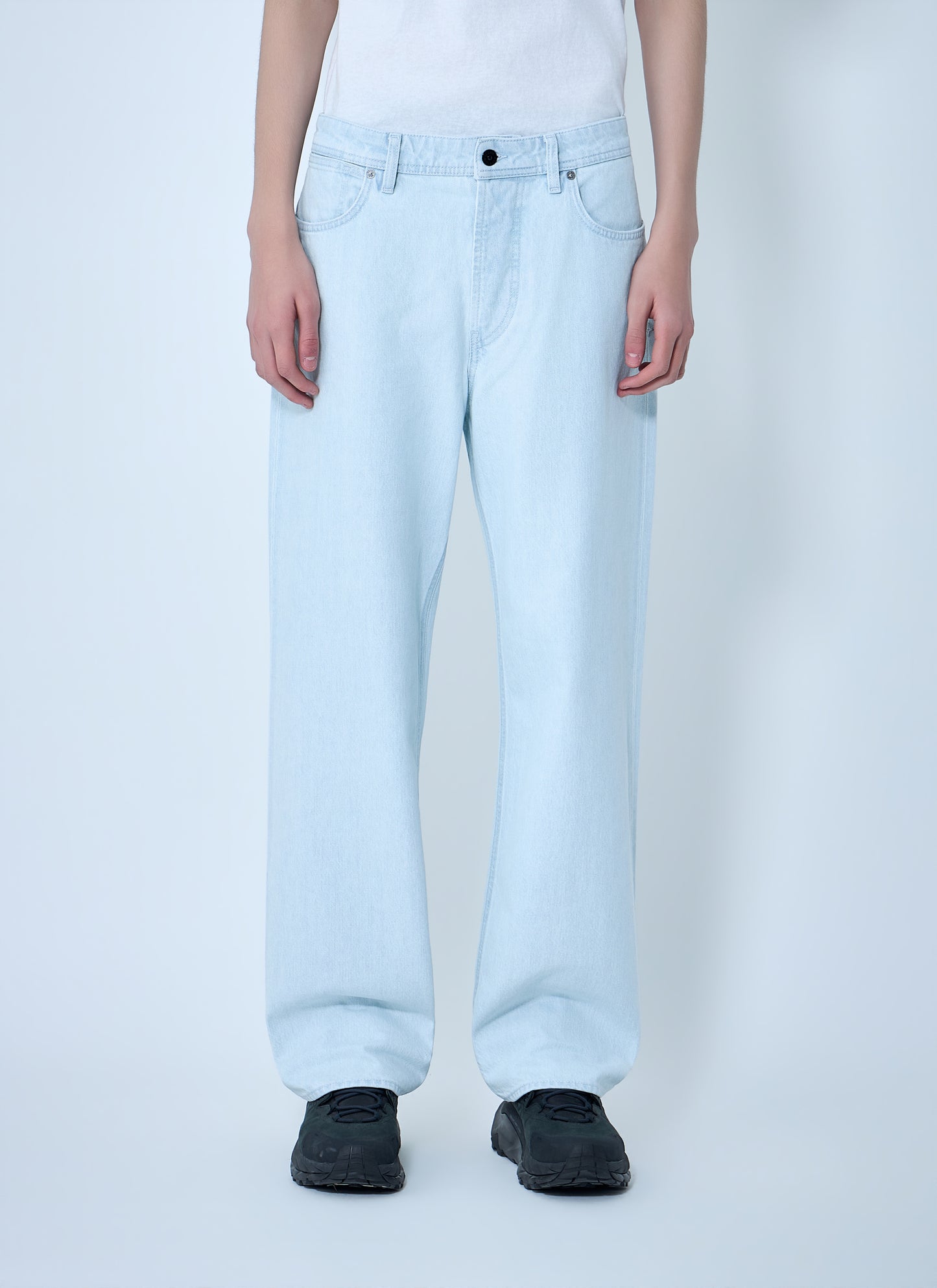 Stone Island Men Wide-Leg Denim Jeans STONE ISLAND