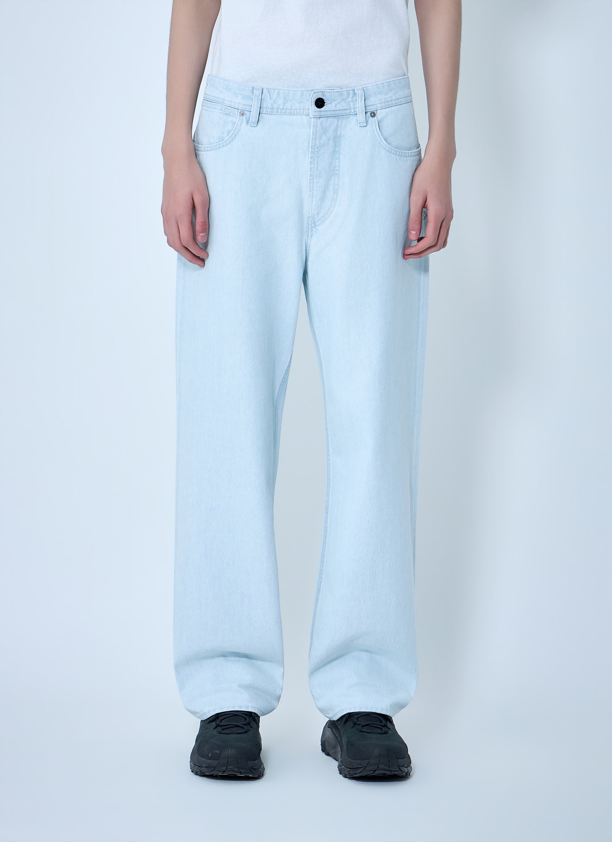 Stone Island Men Wide-Leg Denim Jeans STONE ISLAND