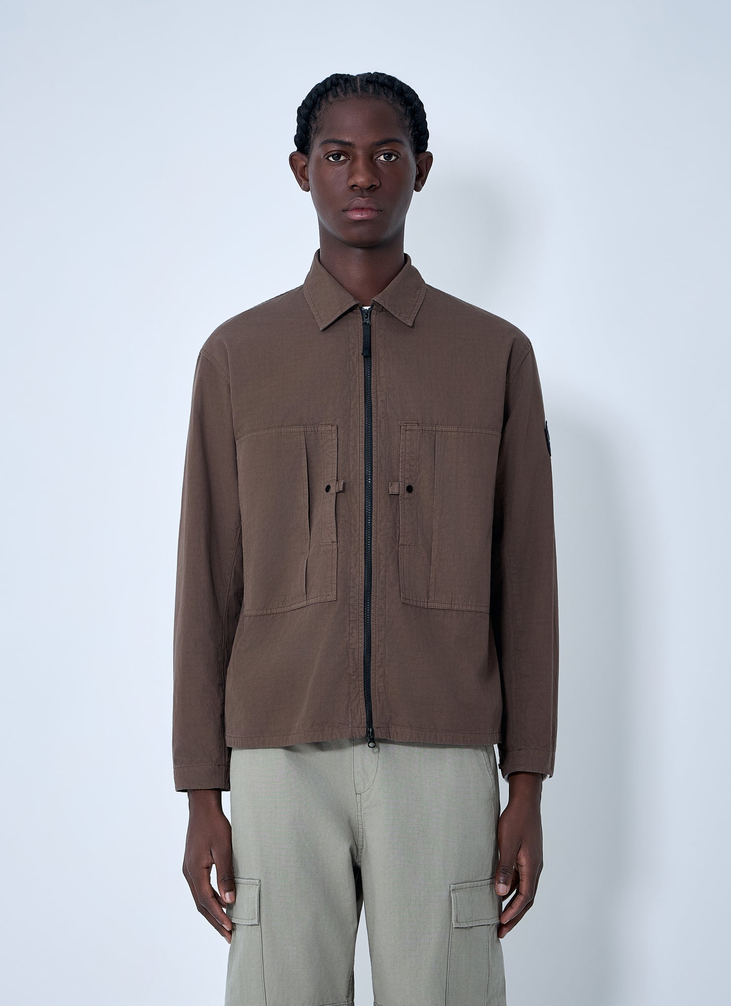 Stone Island Men Logo Patch Jacket STONE ISLAND