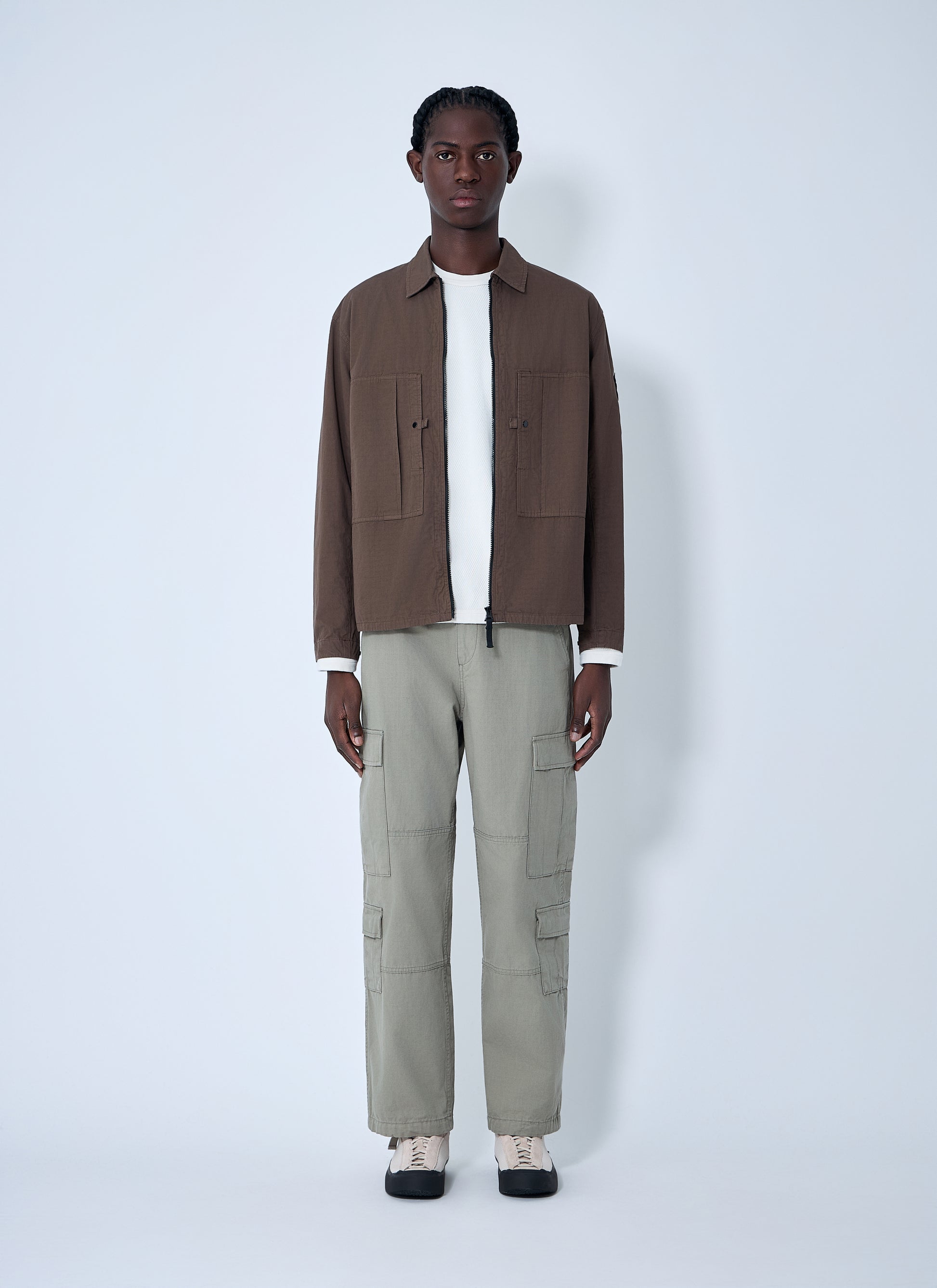 Stone Island Men Logo Patch Jacket STONE ISLAND