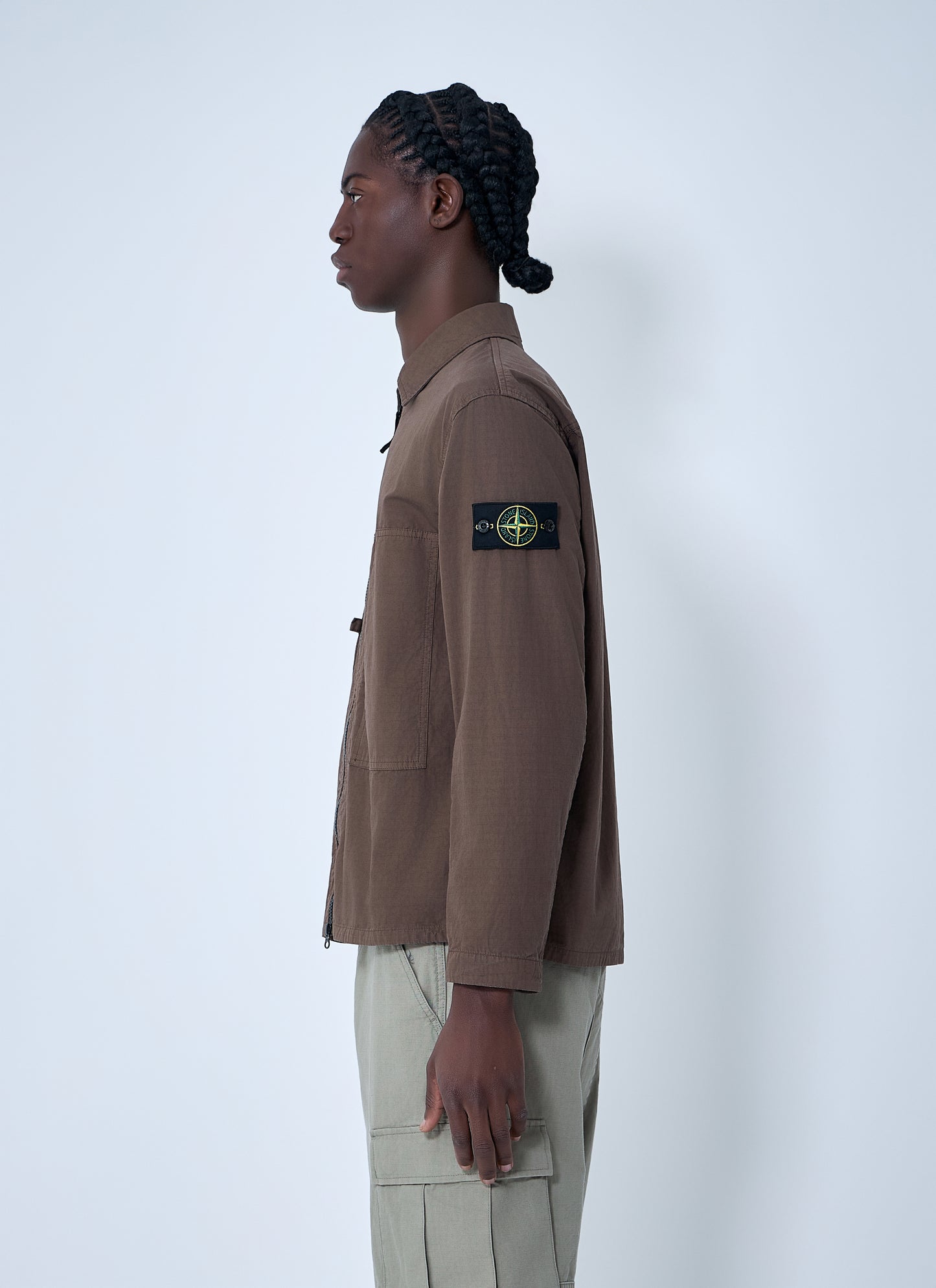 Stone Island Men Logo Patch Jacket STONE ISLAND