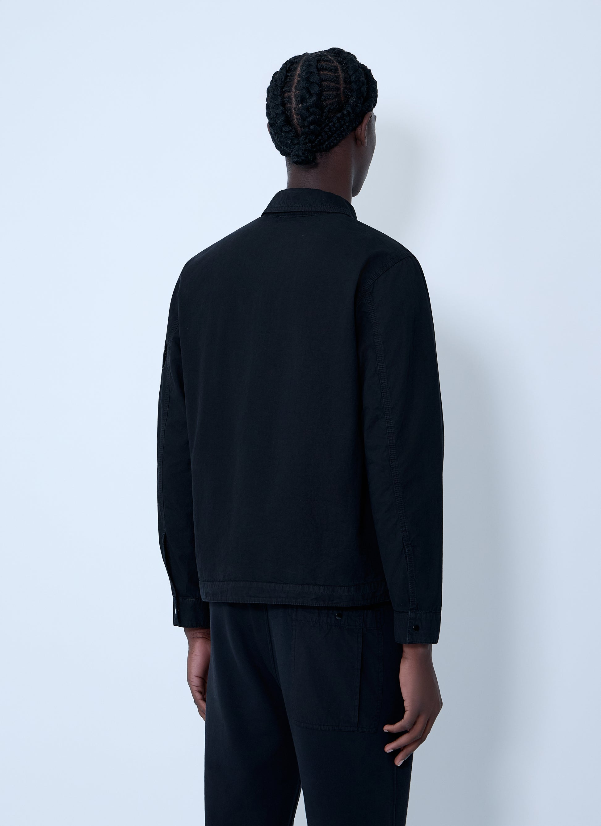 Stone Island Men Logo Patch Shirt STONE ISLAND