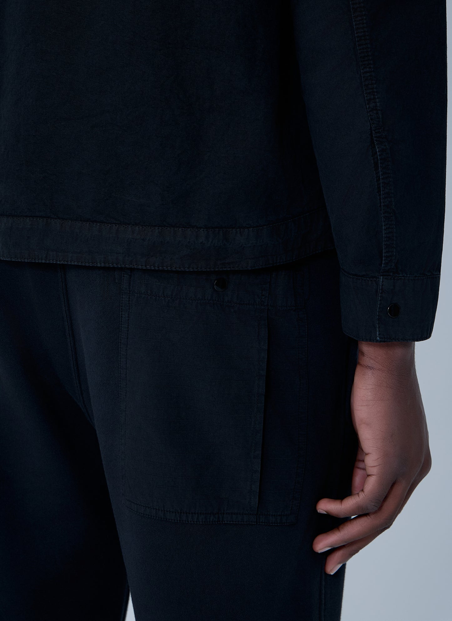 Stone Island Men Logo Patch Shirt STONE ISLAND