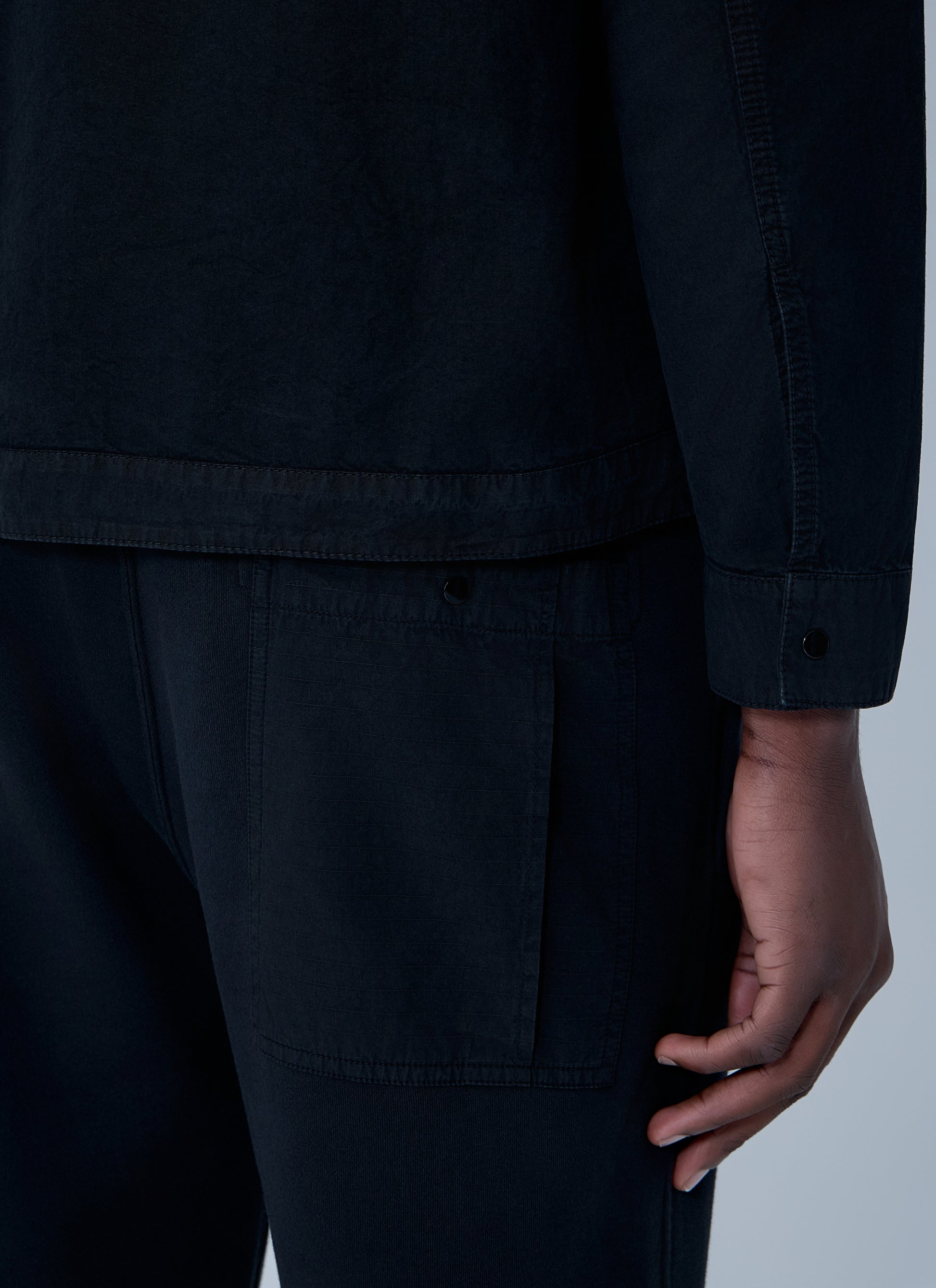 Stone Island Men Logo Patch Shirt STONE ISLAND