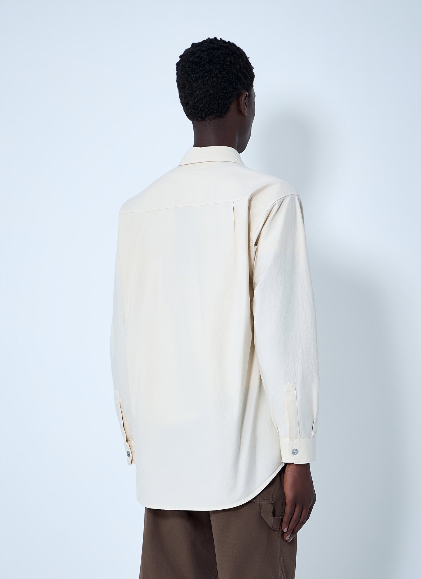 Stone Island Men Long Sleeve Cotton Button-Down Shirt STONE ISLAND