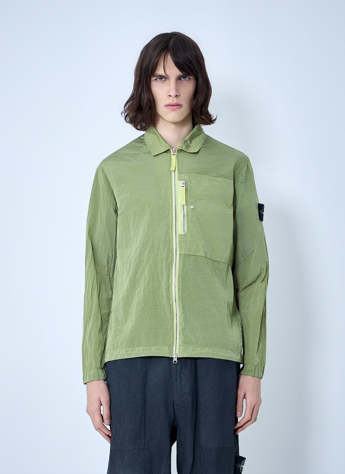 Stone Island Men Zip-Front Technical Jacket STONE ISLAND
