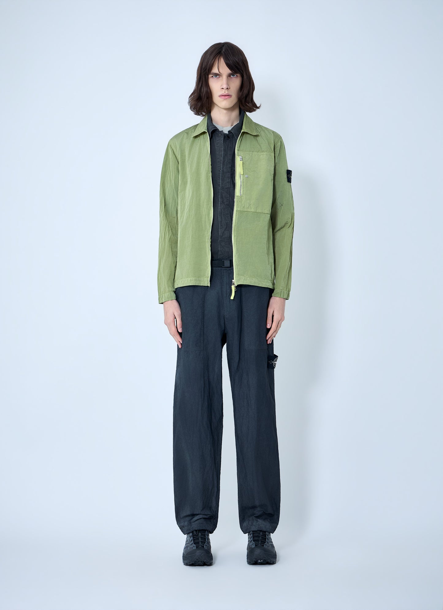 Stone Island Men Zip-Front Technical Jacket STONE ISLAND
