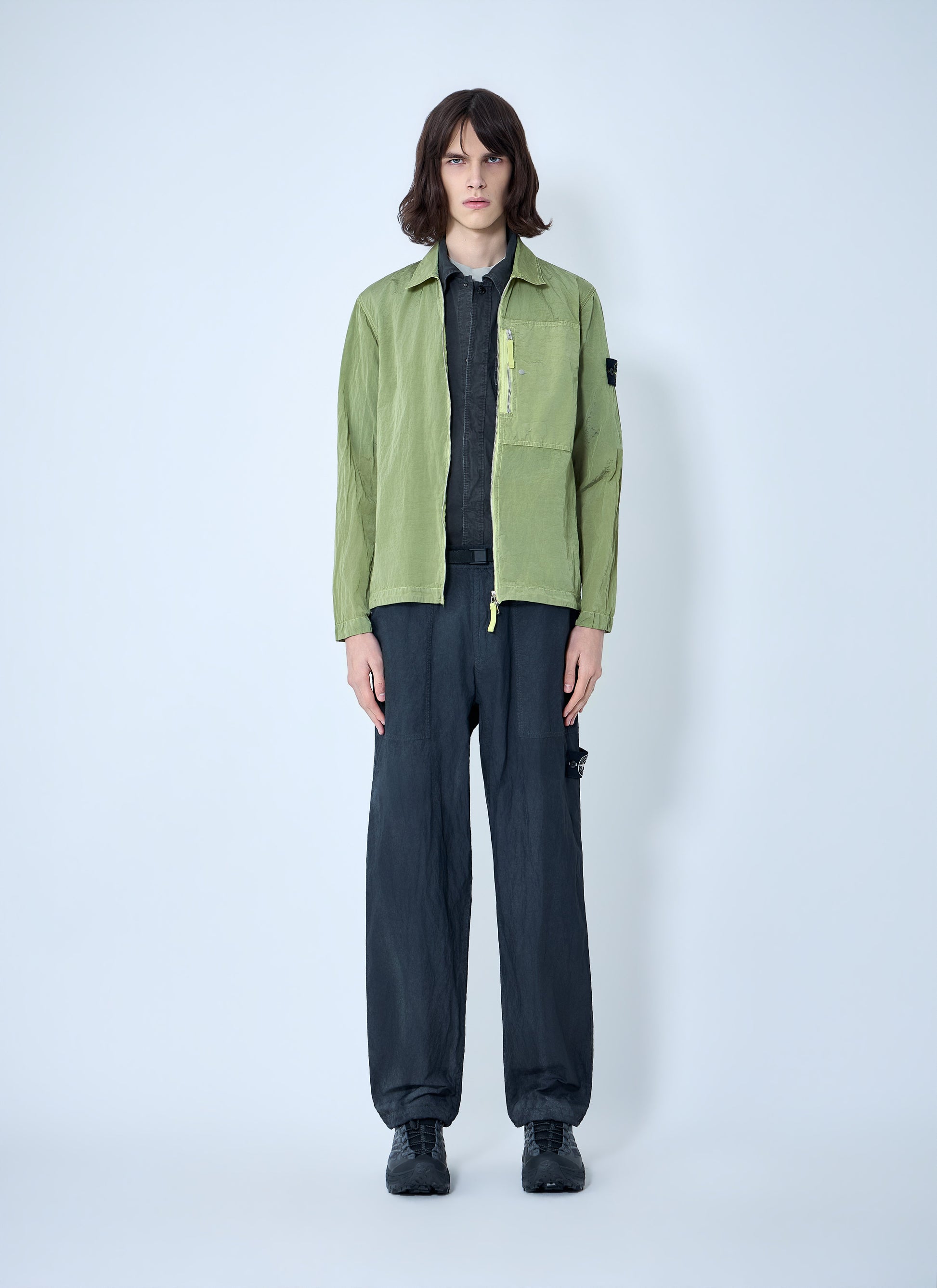 Stone Island Men Zip-Front Technical Jacket STONE ISLAND