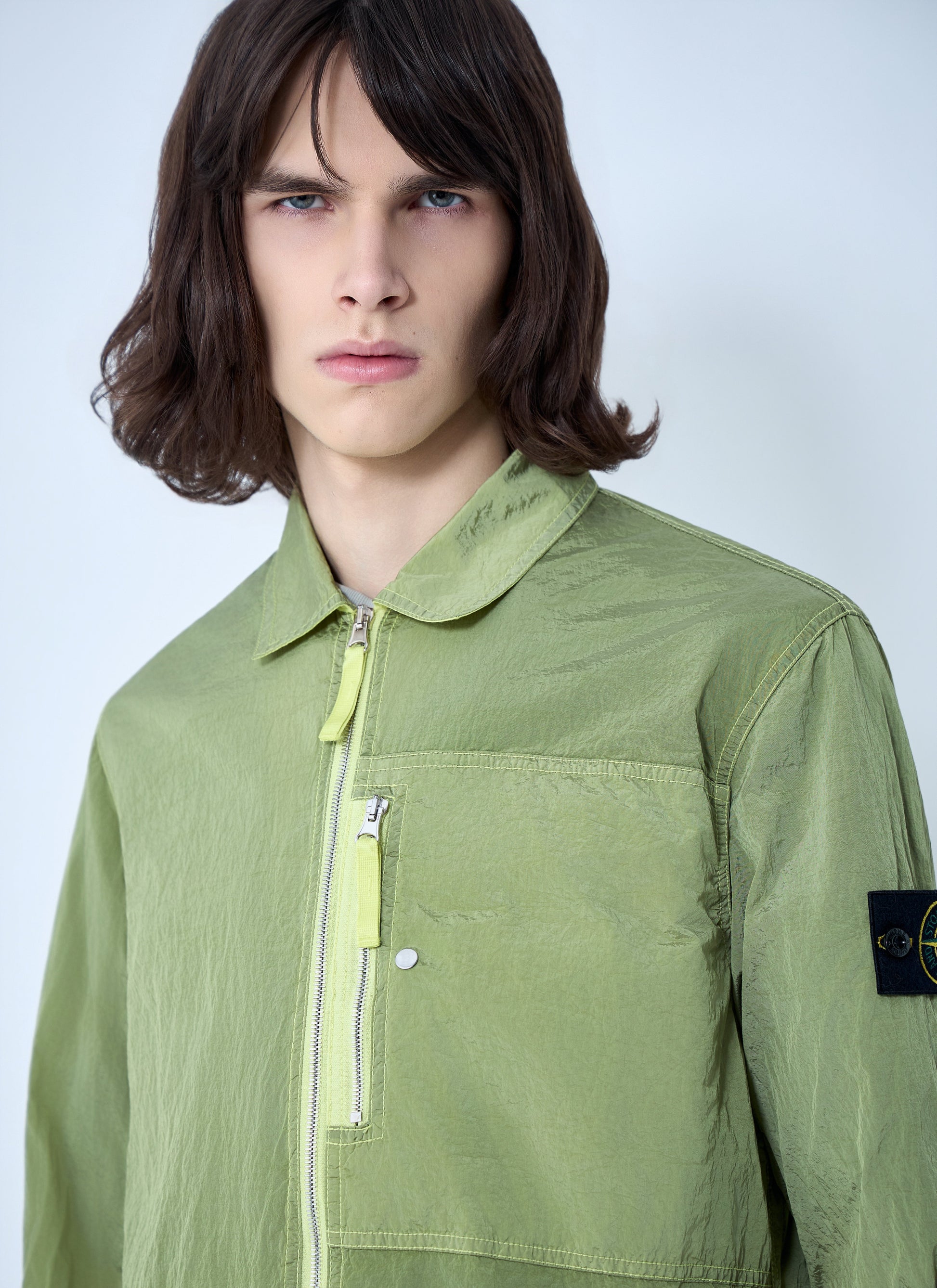 Stone Island Men Zip-Front Technical Jacket STONE ISLAND