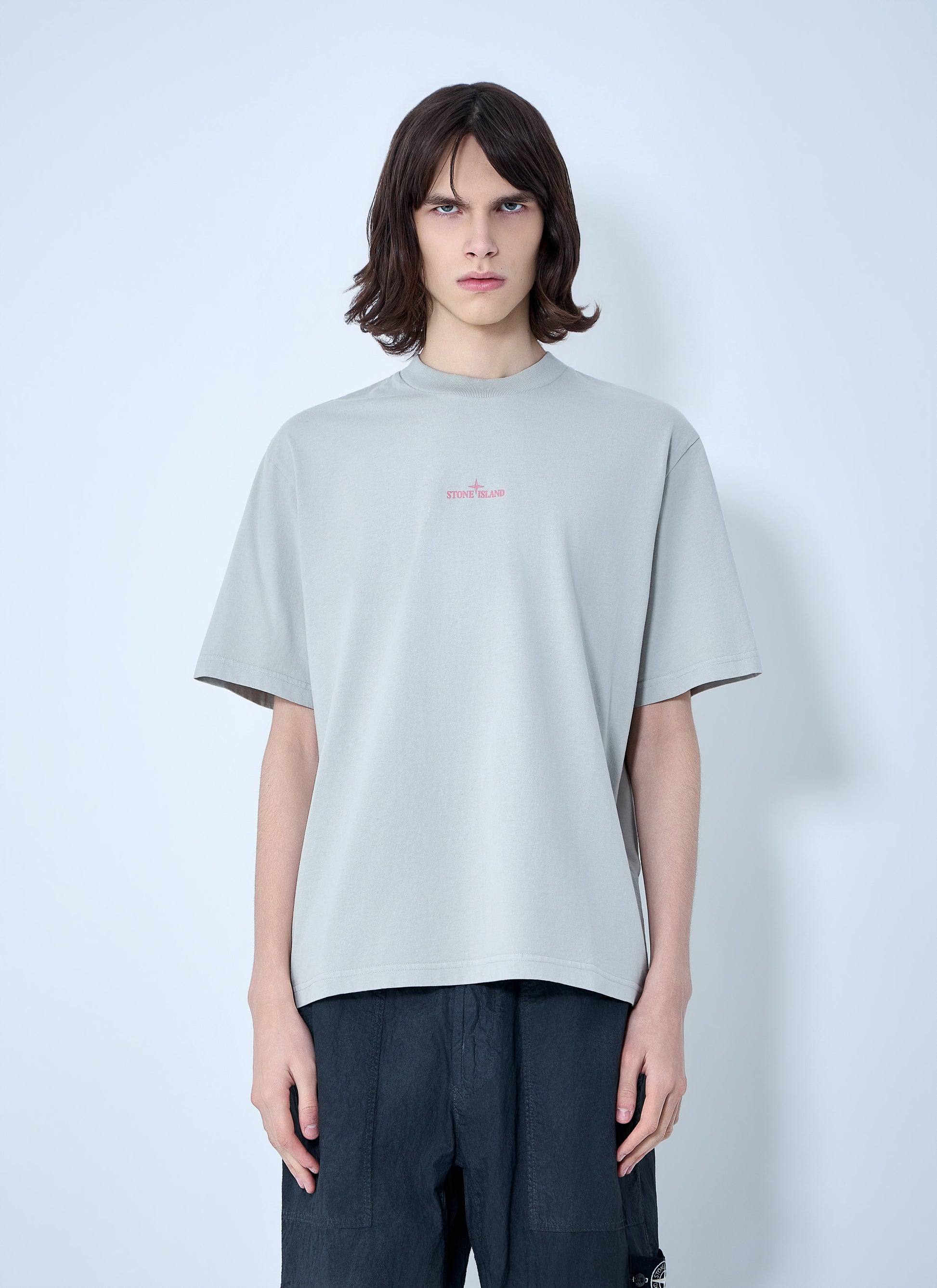Stone Island Men High-Neck Cotton Jersey T-Shirt STONE ISLAND
