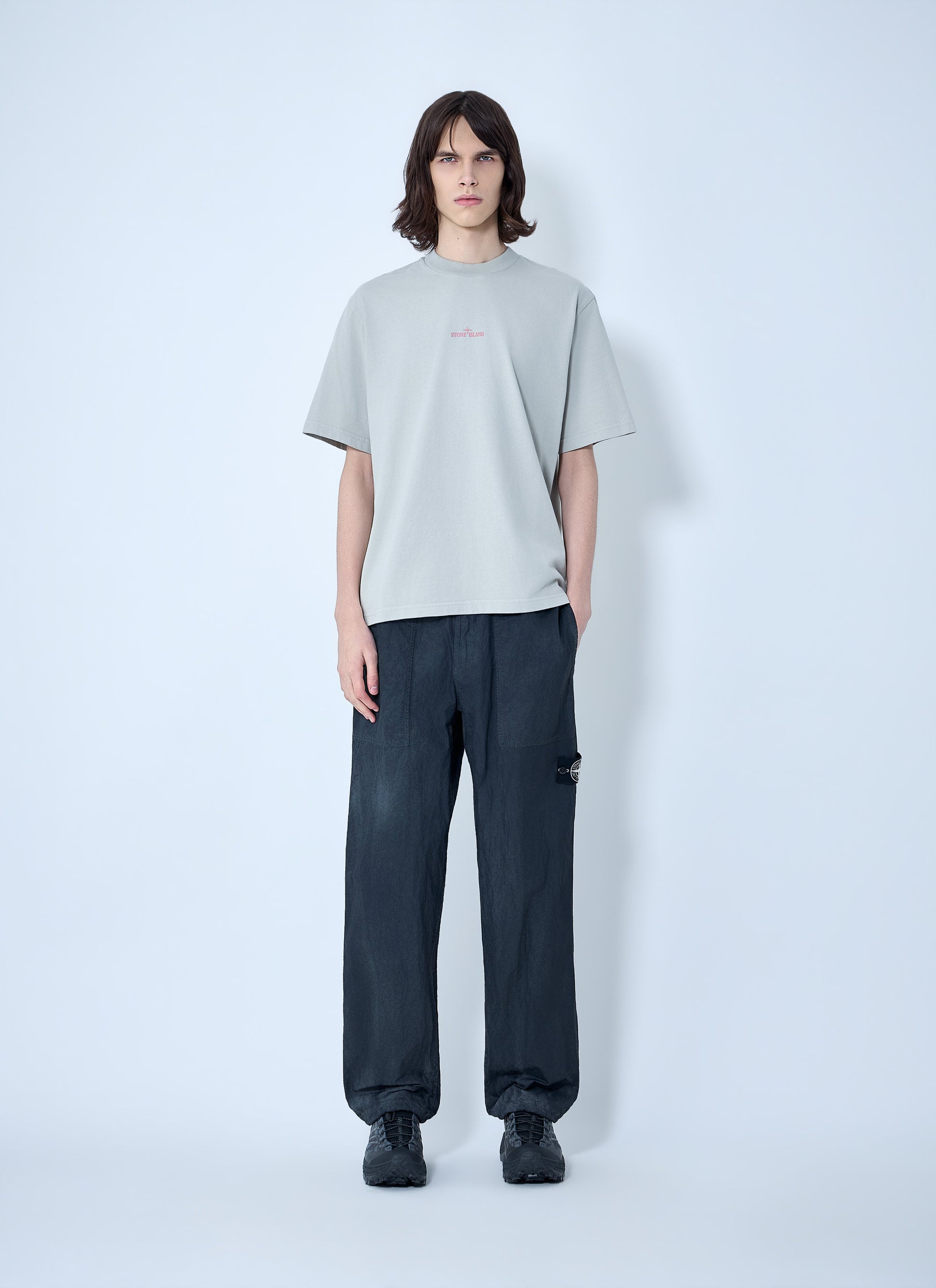 Stone Island Men High-Neck Cotton Jersey T-Shirt STONE ISLAND