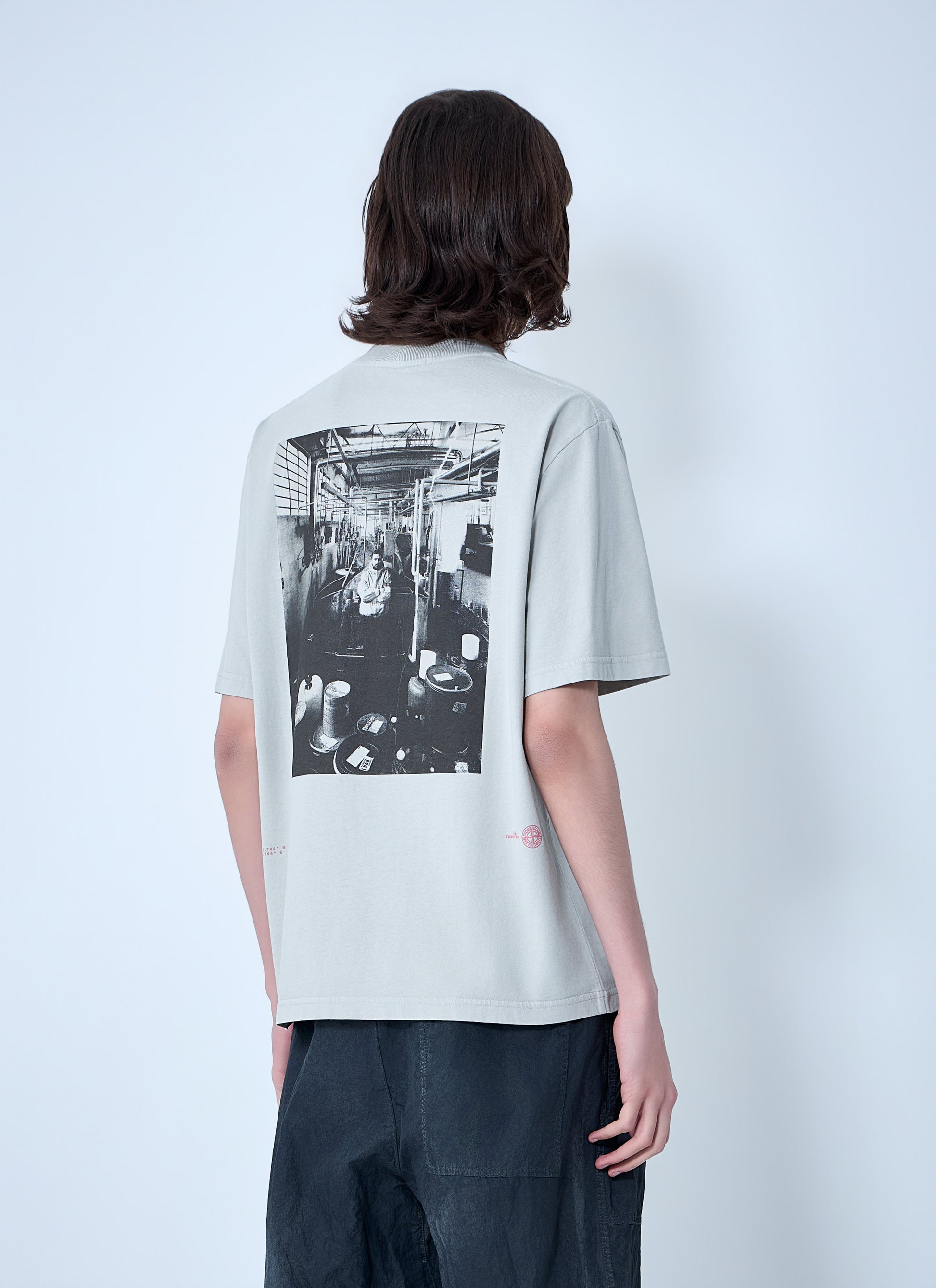 Stone Island Men High-Neck Cotton Jersey T-Shirt STONE ISLAND