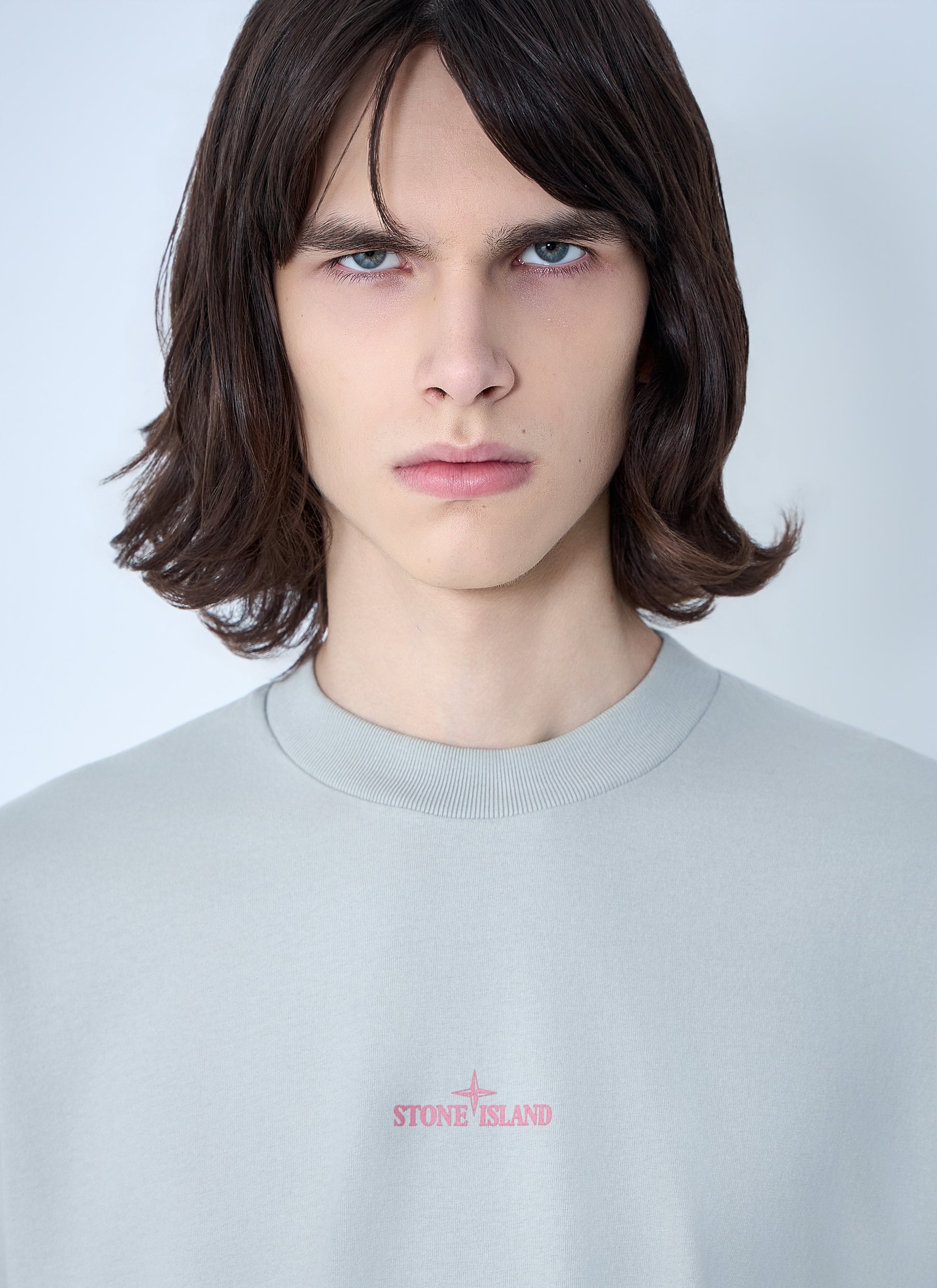 Stone Island Men High-Neck Cotton Jersey T-Shirt STONE ISLAND