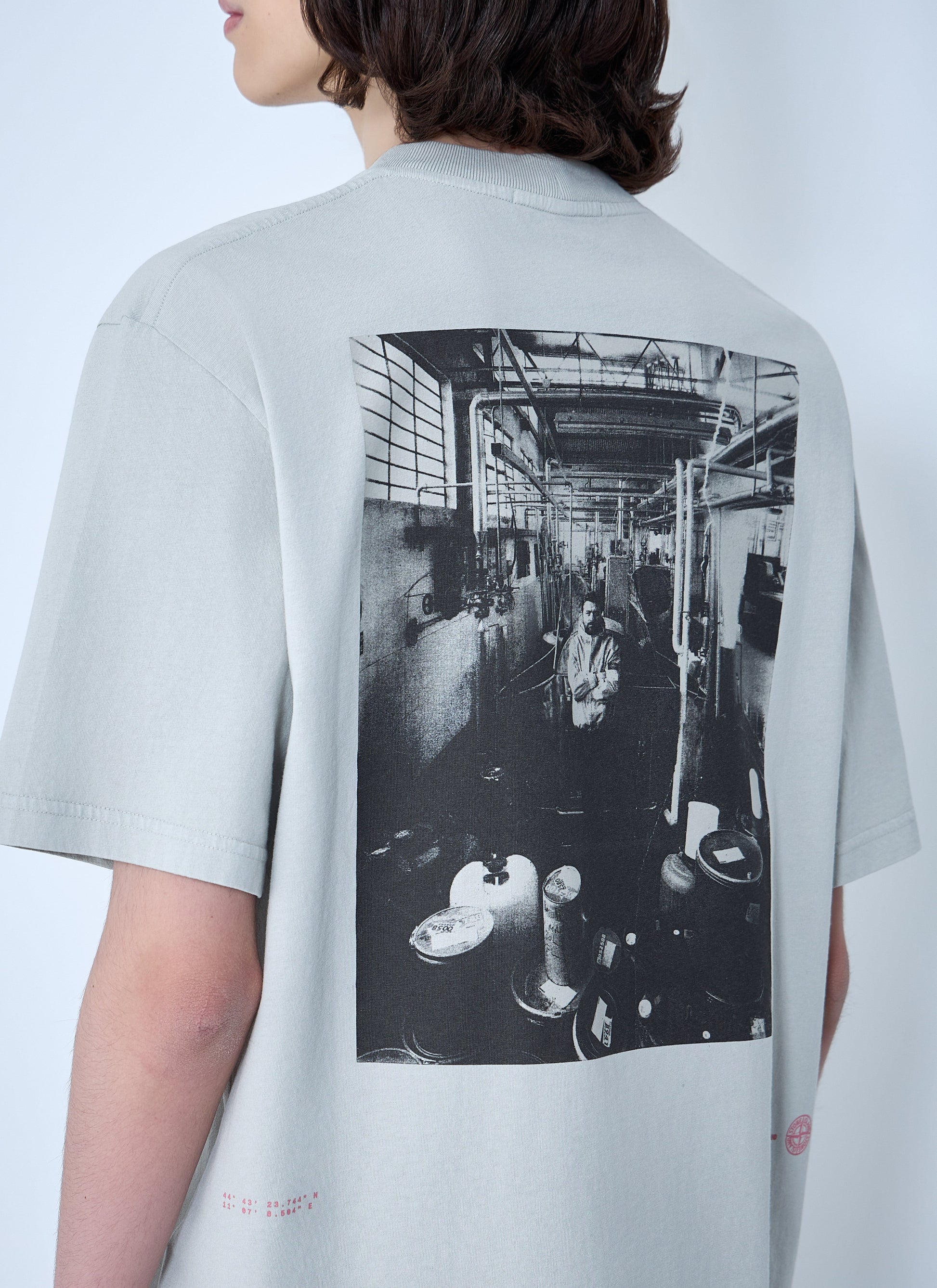Stone Island Men High-Neck Cotton Jersey T-Shirt STONE ISLAND