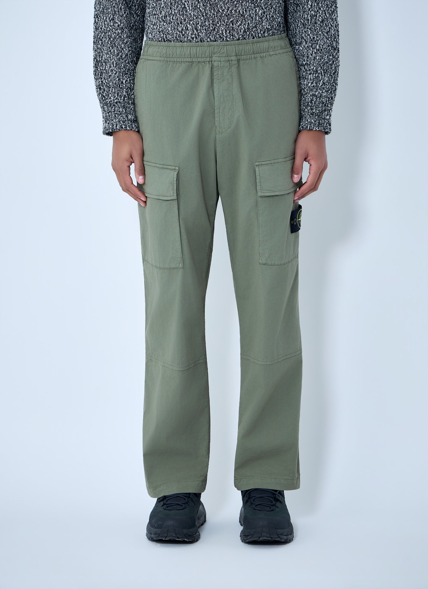 Stone Island Men Logo Patch Pants STONE ISLAND