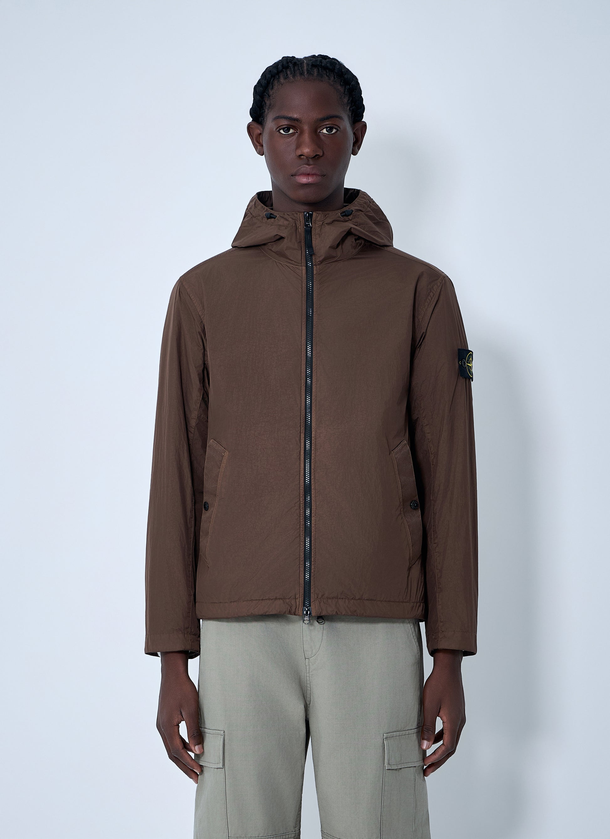 Stone Island Men Logo Patch Jacket STONE ISLAND
