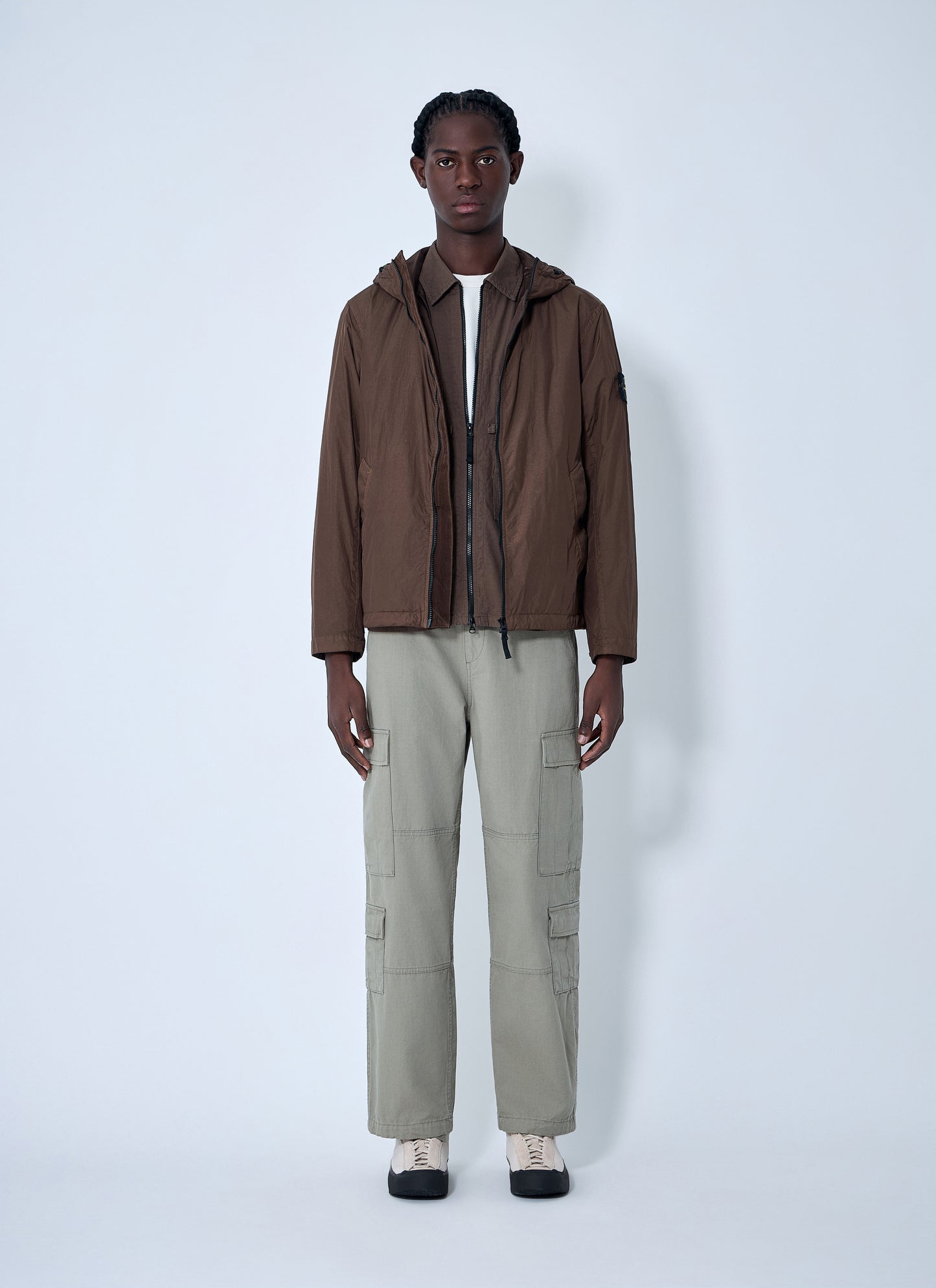 Stone Island Men Logo Patch Jacket STONE ISLAND