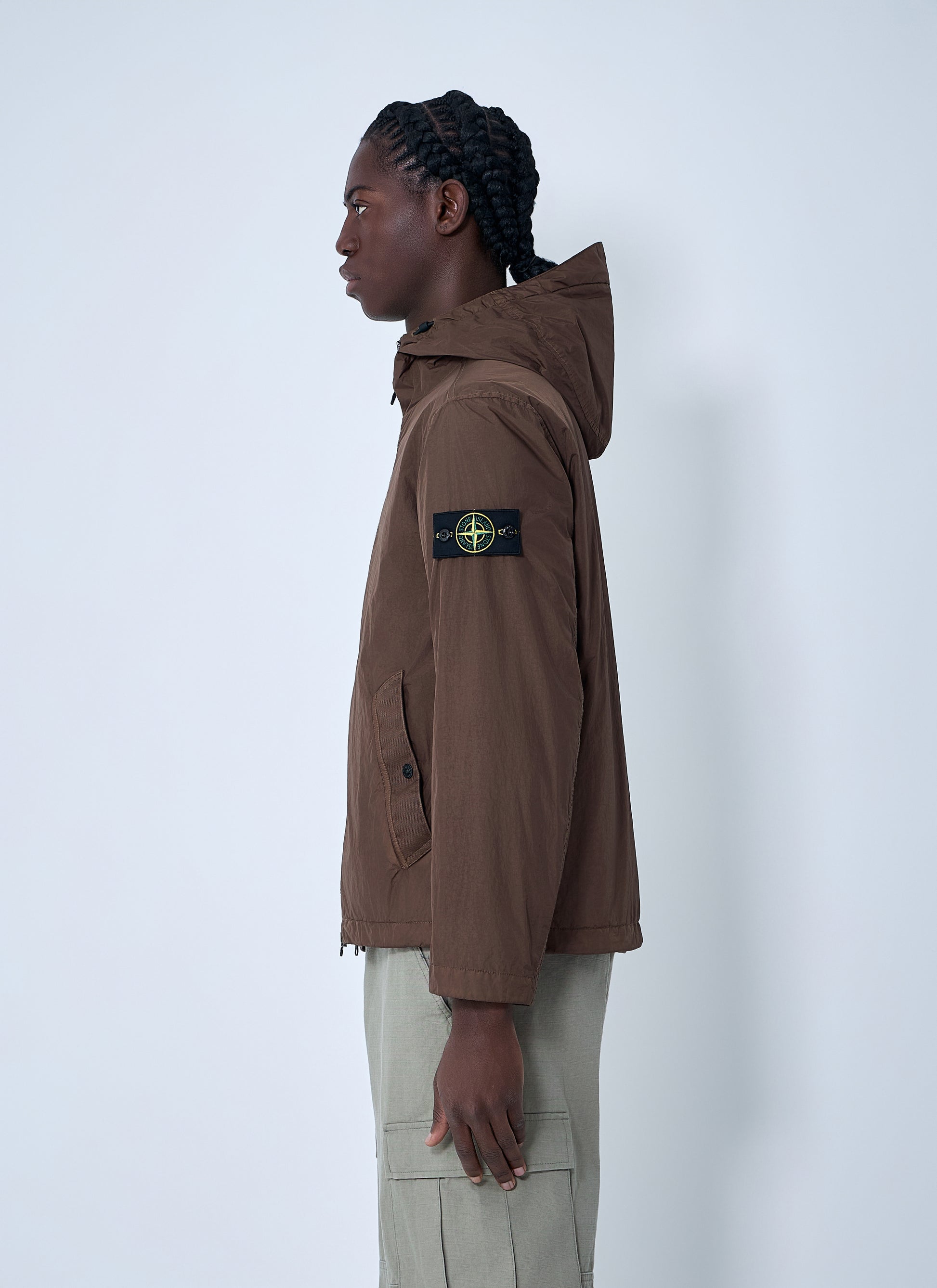 Stone Island Men Logo Patch Jacket STONE ISLAND