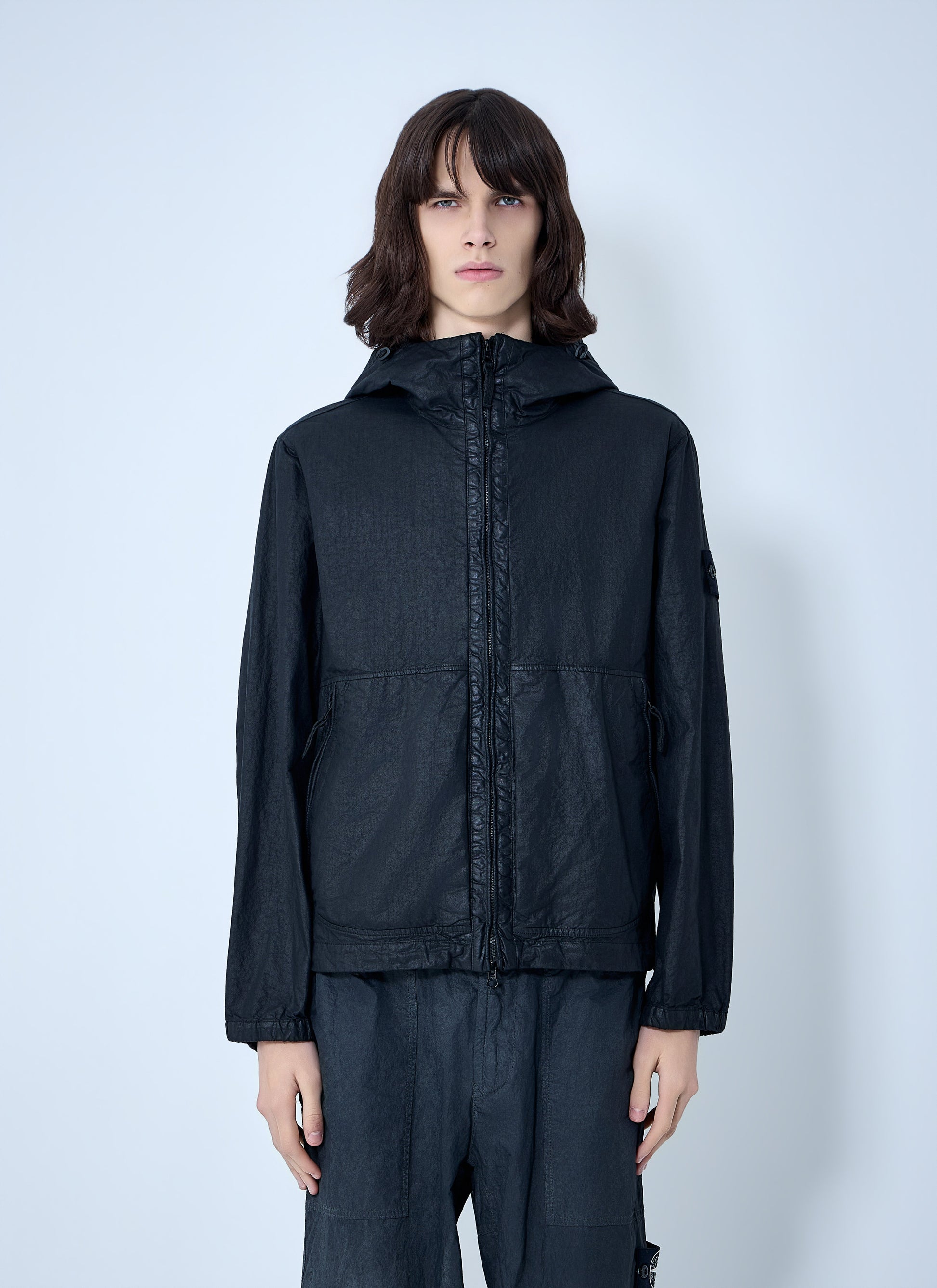 Stone Island Men Technical Hooded Jacket STONE ISLAND
