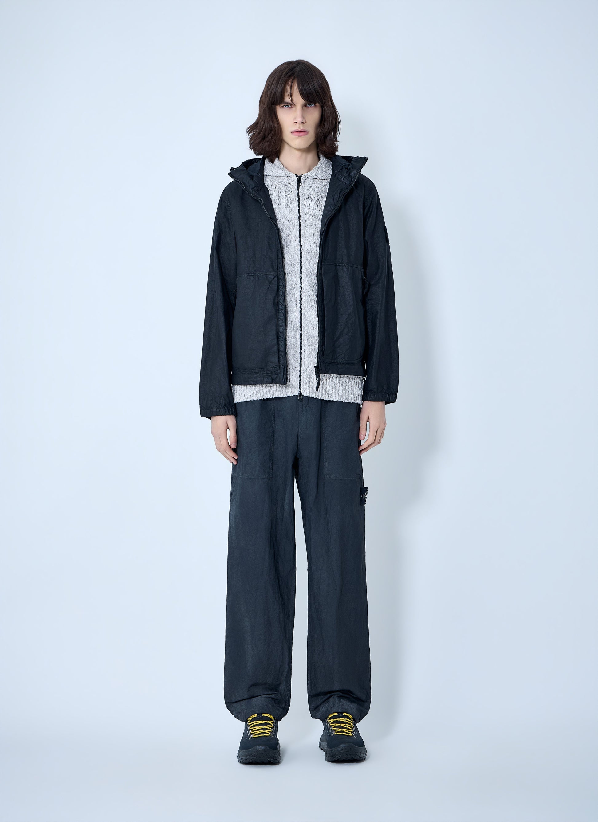 Stone Island Men Technical Hooded Jacket STONE ISLAND