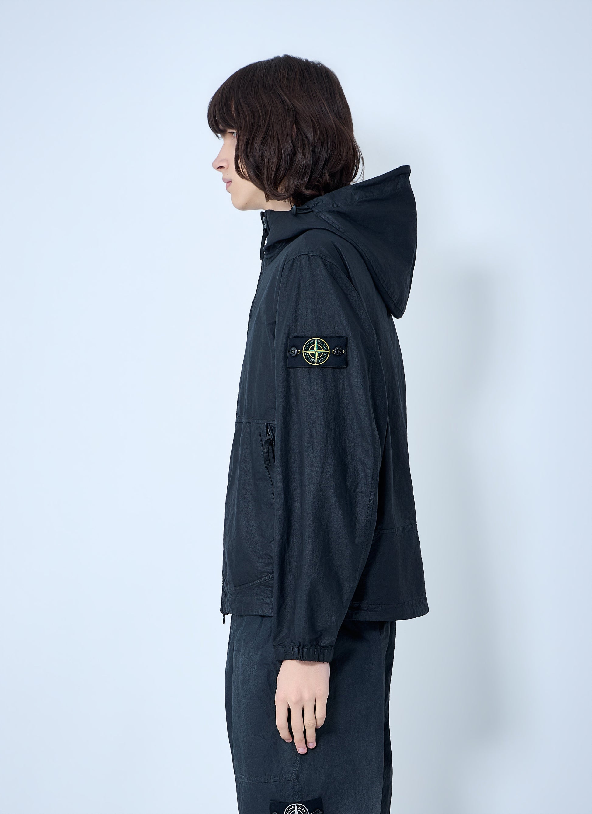 Stone Island Men Technical Hooded Jacket STONE ISLAND
