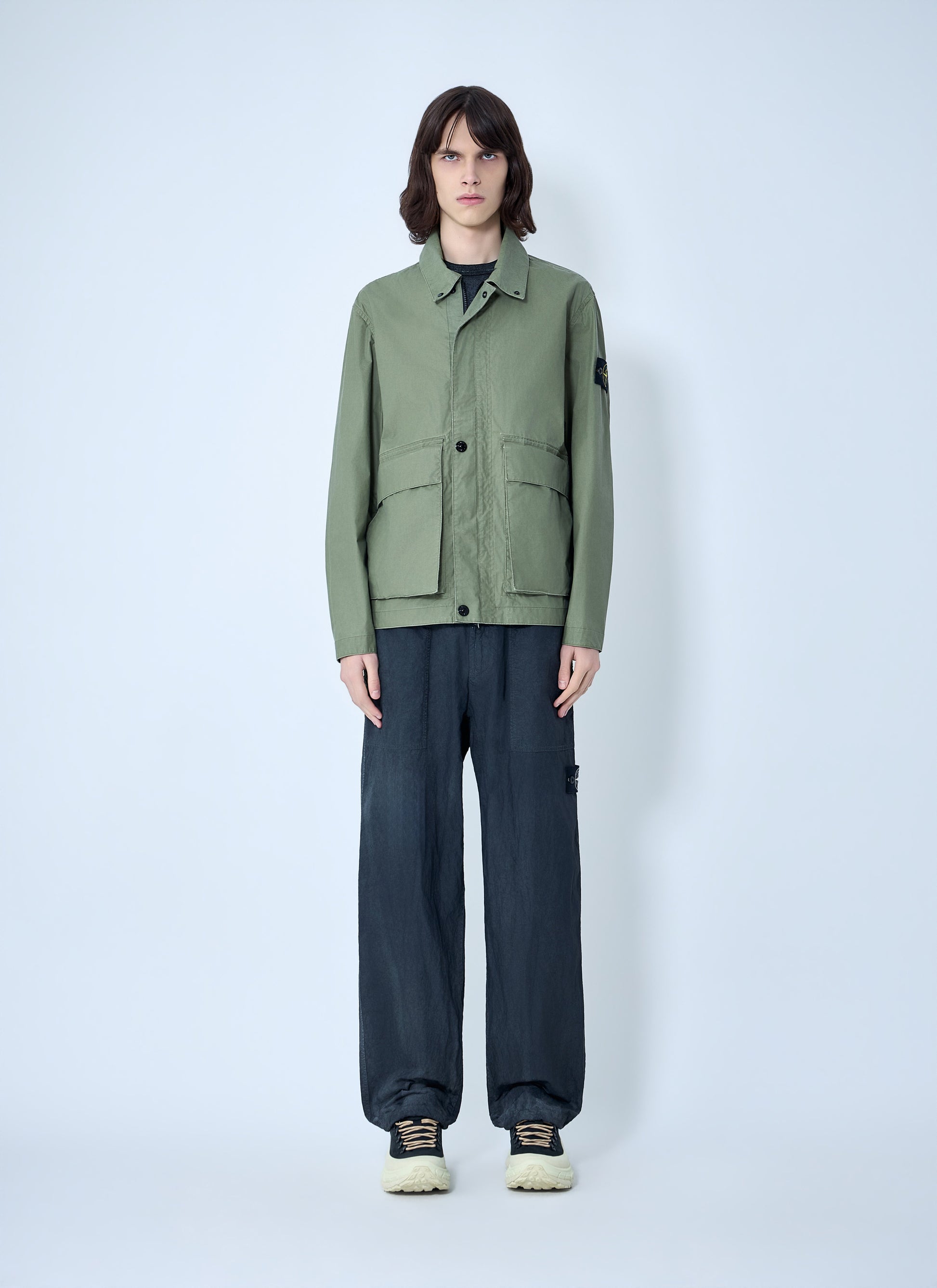 Stone Island Men Cotton Twill Field Jacket STONE ISLAND